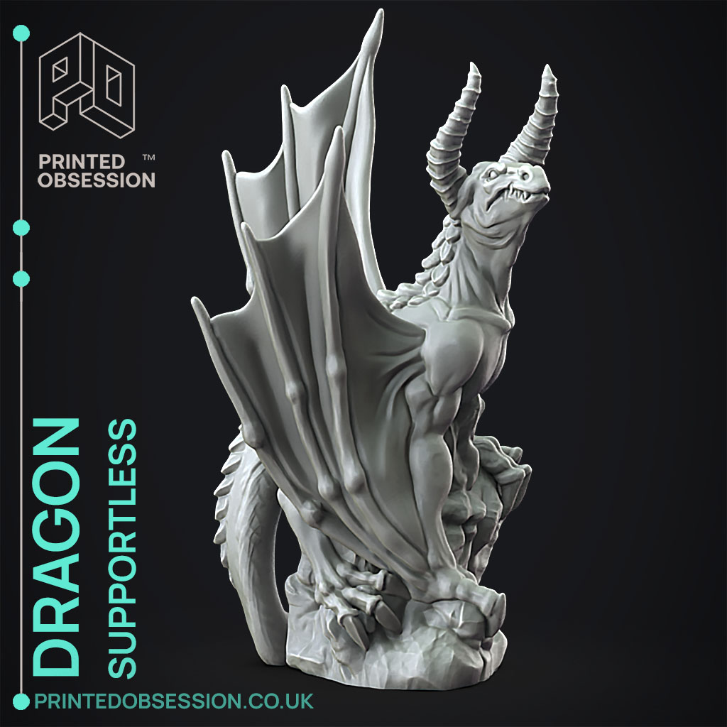 Dragon - Supportless - 3D model by printedobsession on Thangs