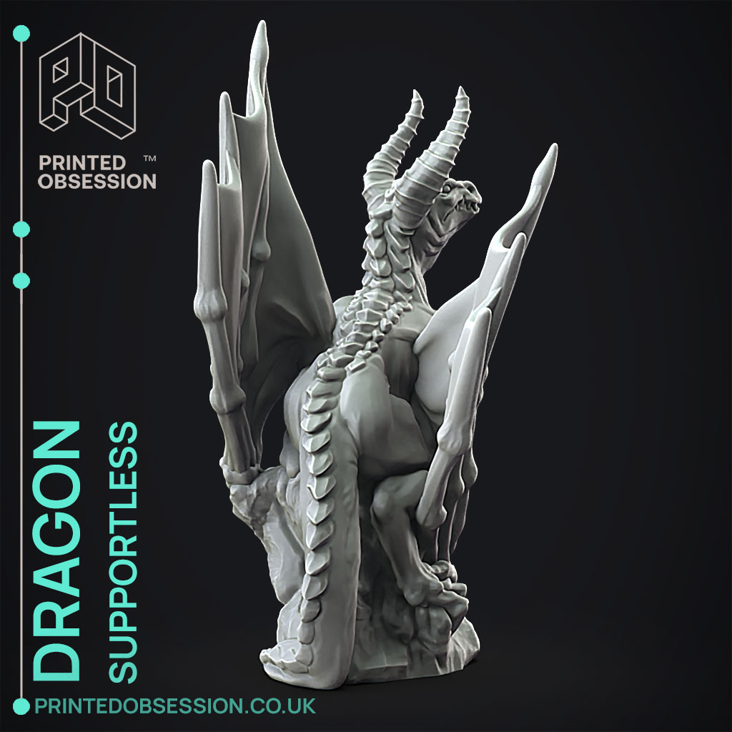 Dragon - Supportless - 3D model by printedobsession on Thangs