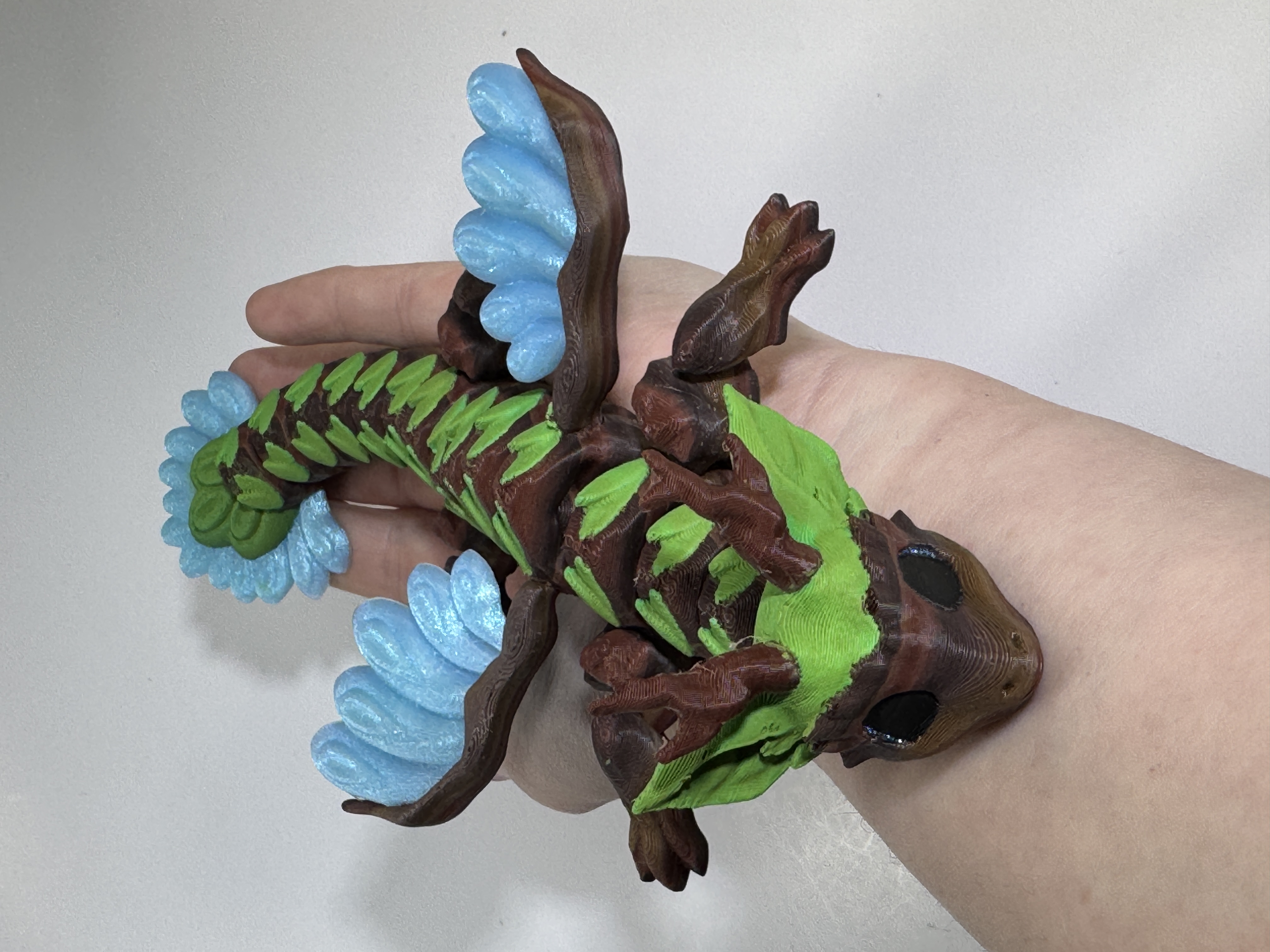 Earthwing Dragon 3D STL Model — view 2