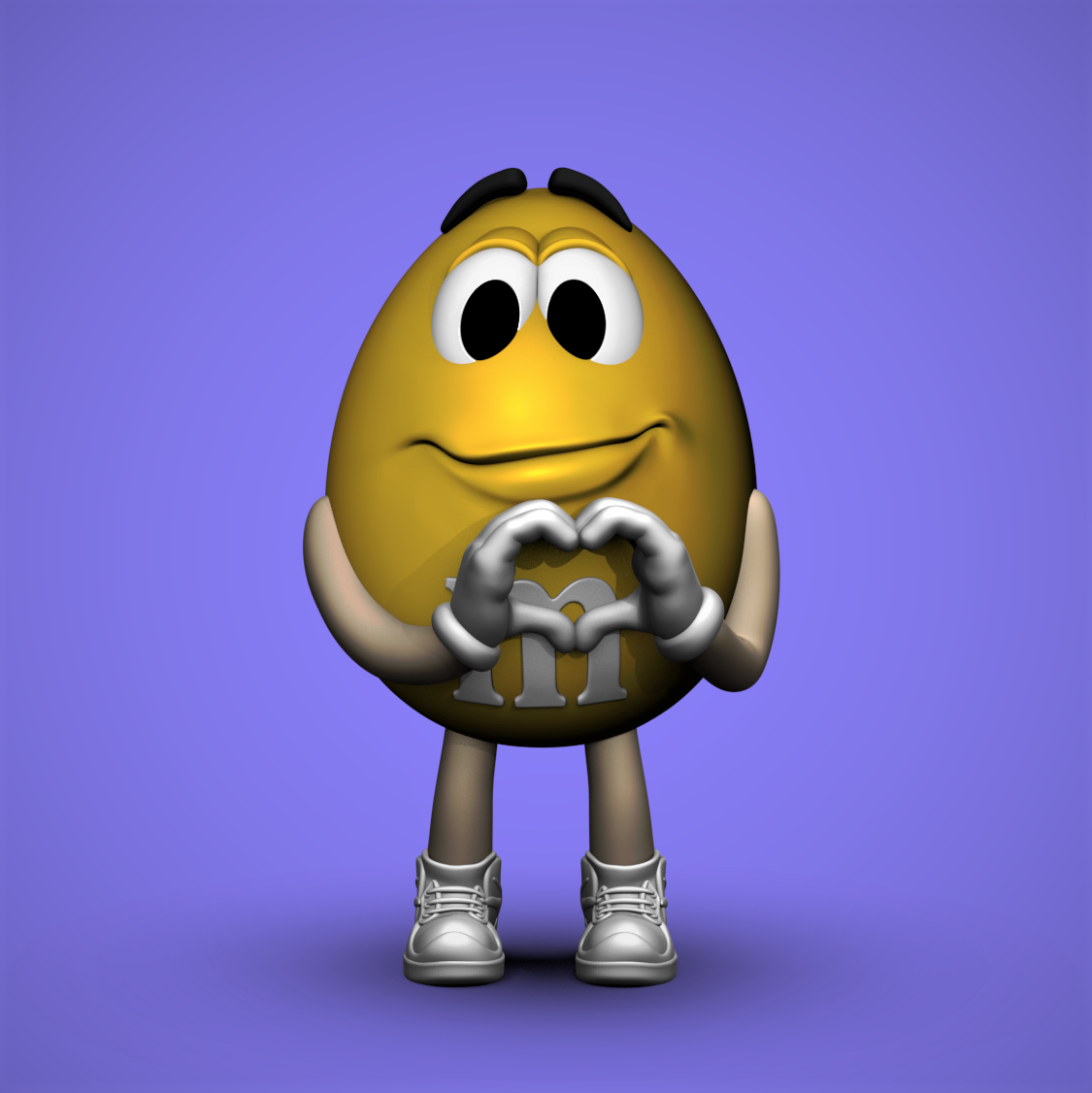 YELLOW  M&m characters, Clip art pictures, Yellow