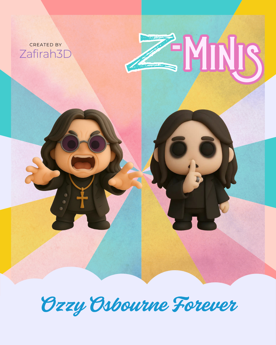 OZZY FOREVER 3D STL Model — view 3