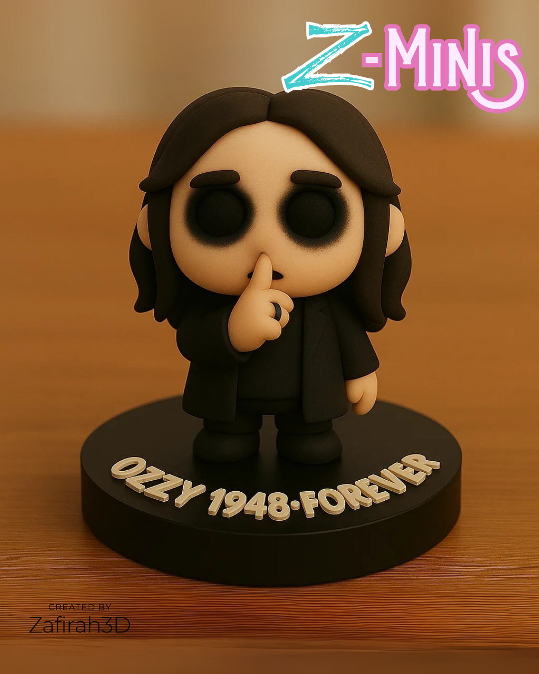 OZZY FOREVER 3D STL Model — view 4
