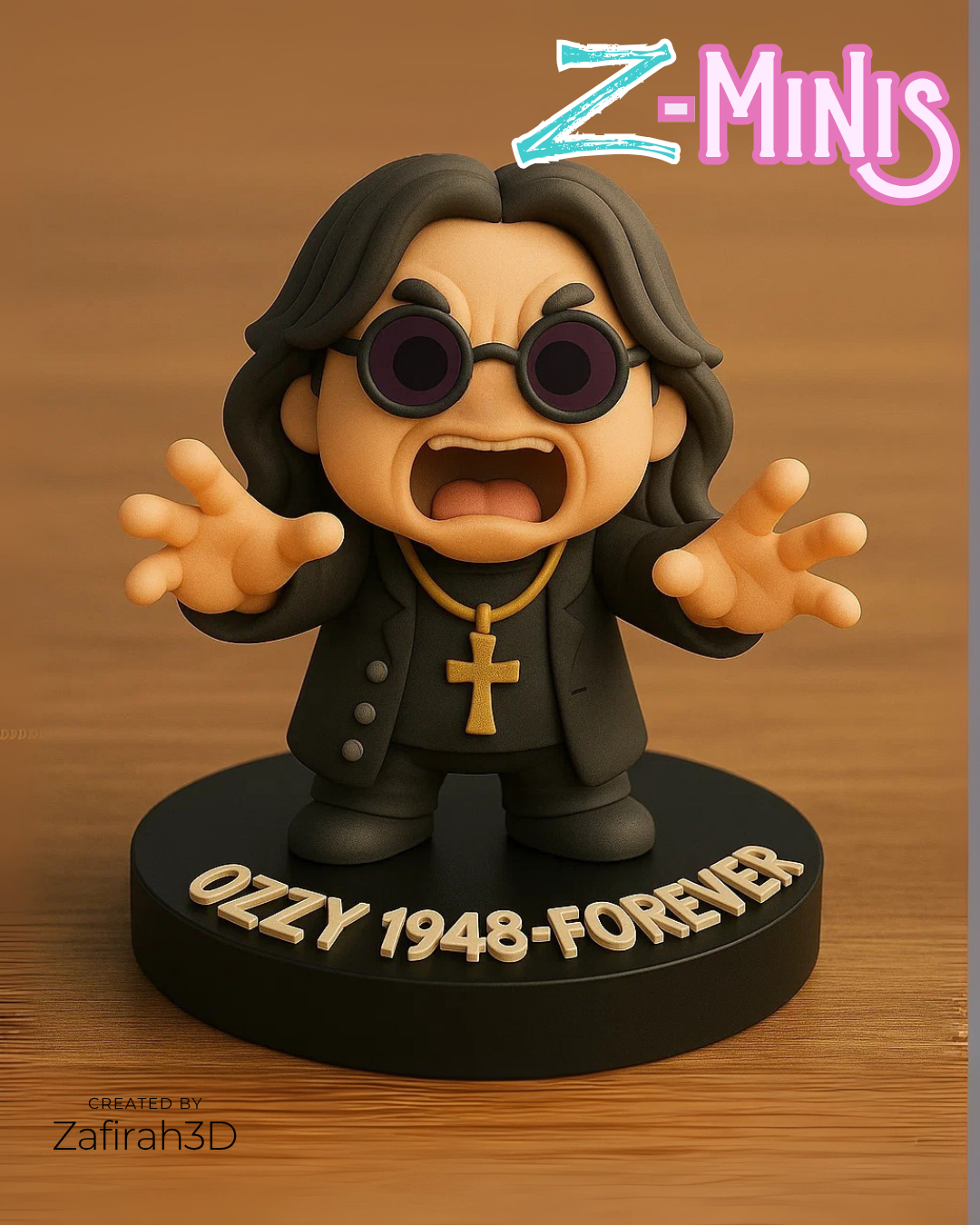 OZZY FOREVER 3D STL Model — view 2