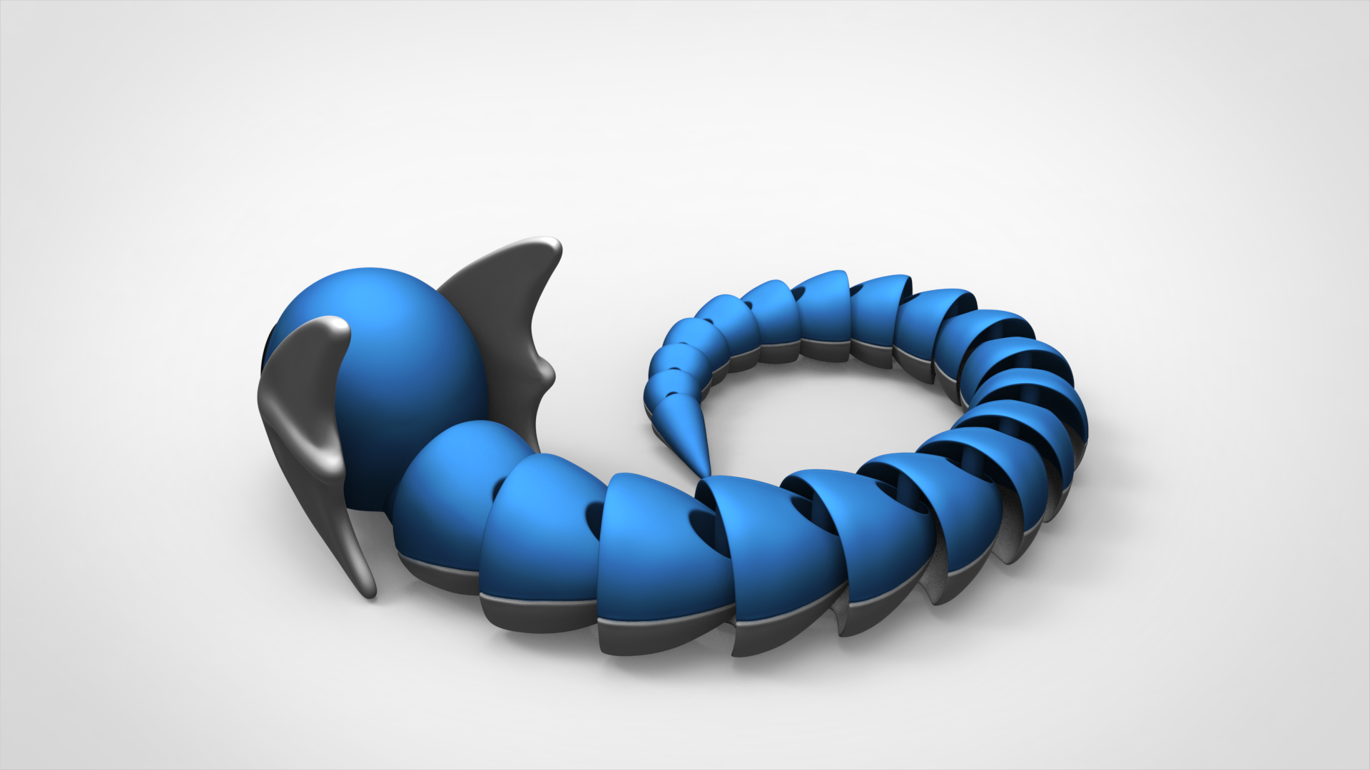 Onix (Pokemon)- Print In Place Flexi - 3D model by ChelsCCT