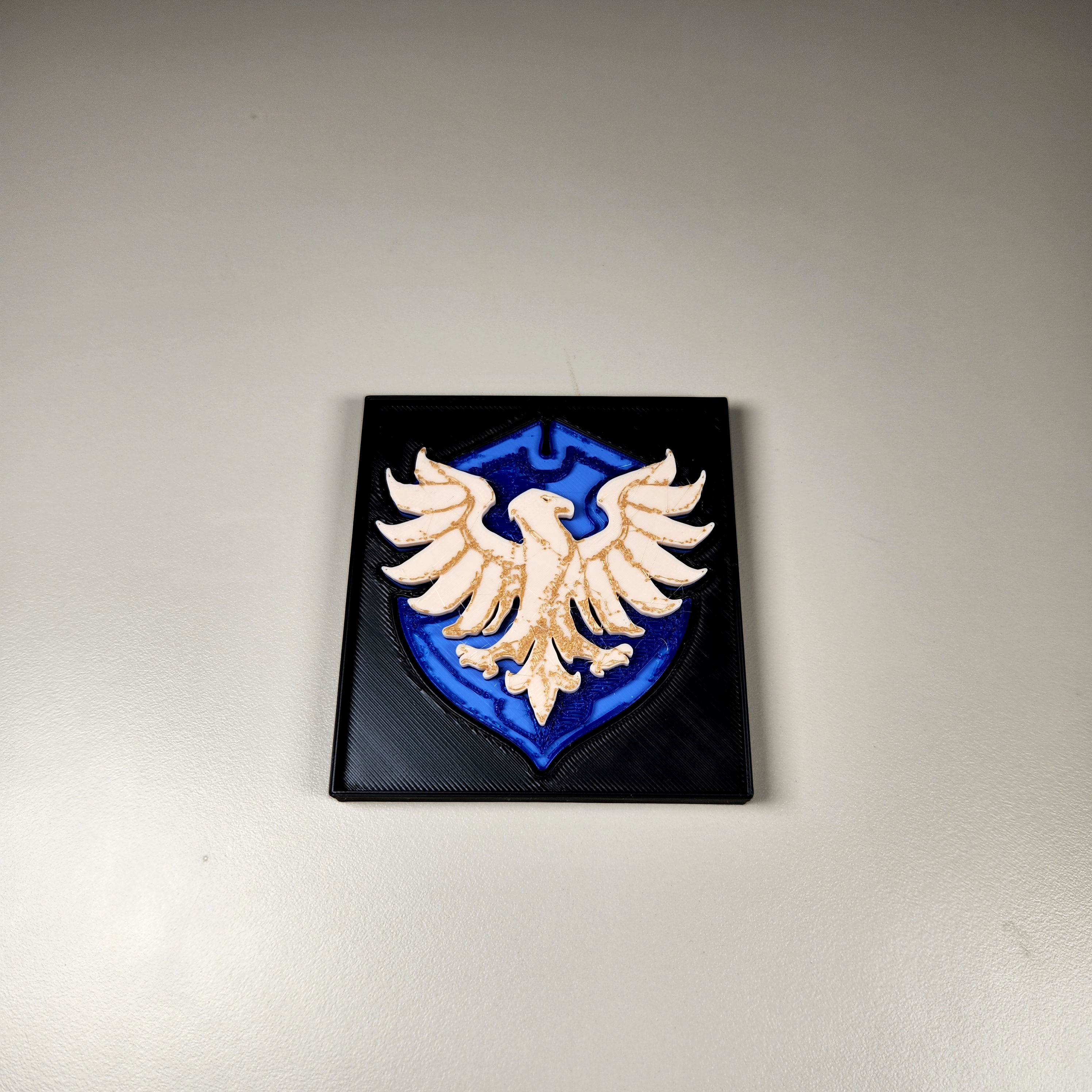 STL file HARRY POTTER CREST, RAVENCLAW HOUSE 🏠・3D print model to