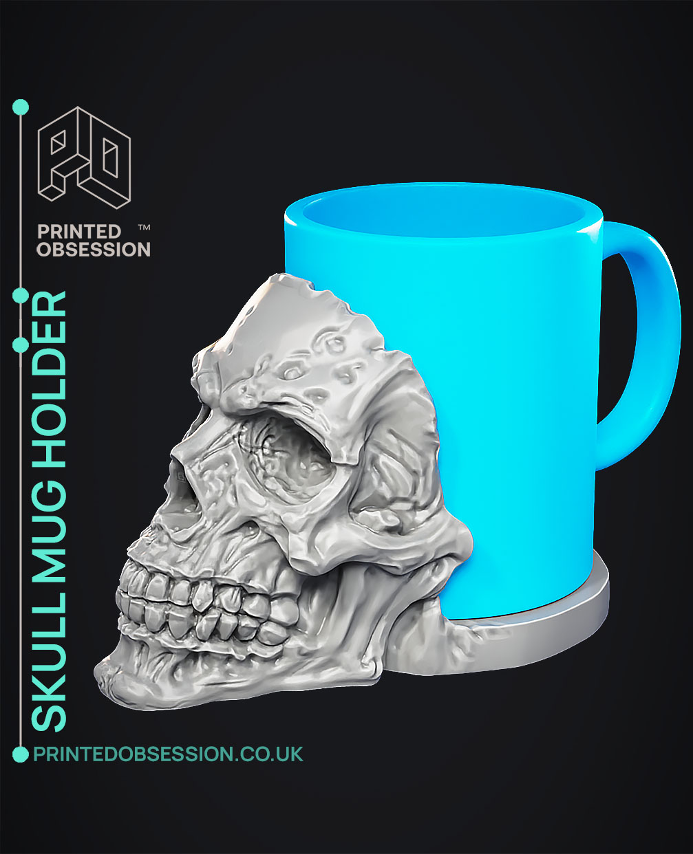 Wacom Pen Holder Skull - Desk Ornament - 3D model by printedobsession on  Thangs