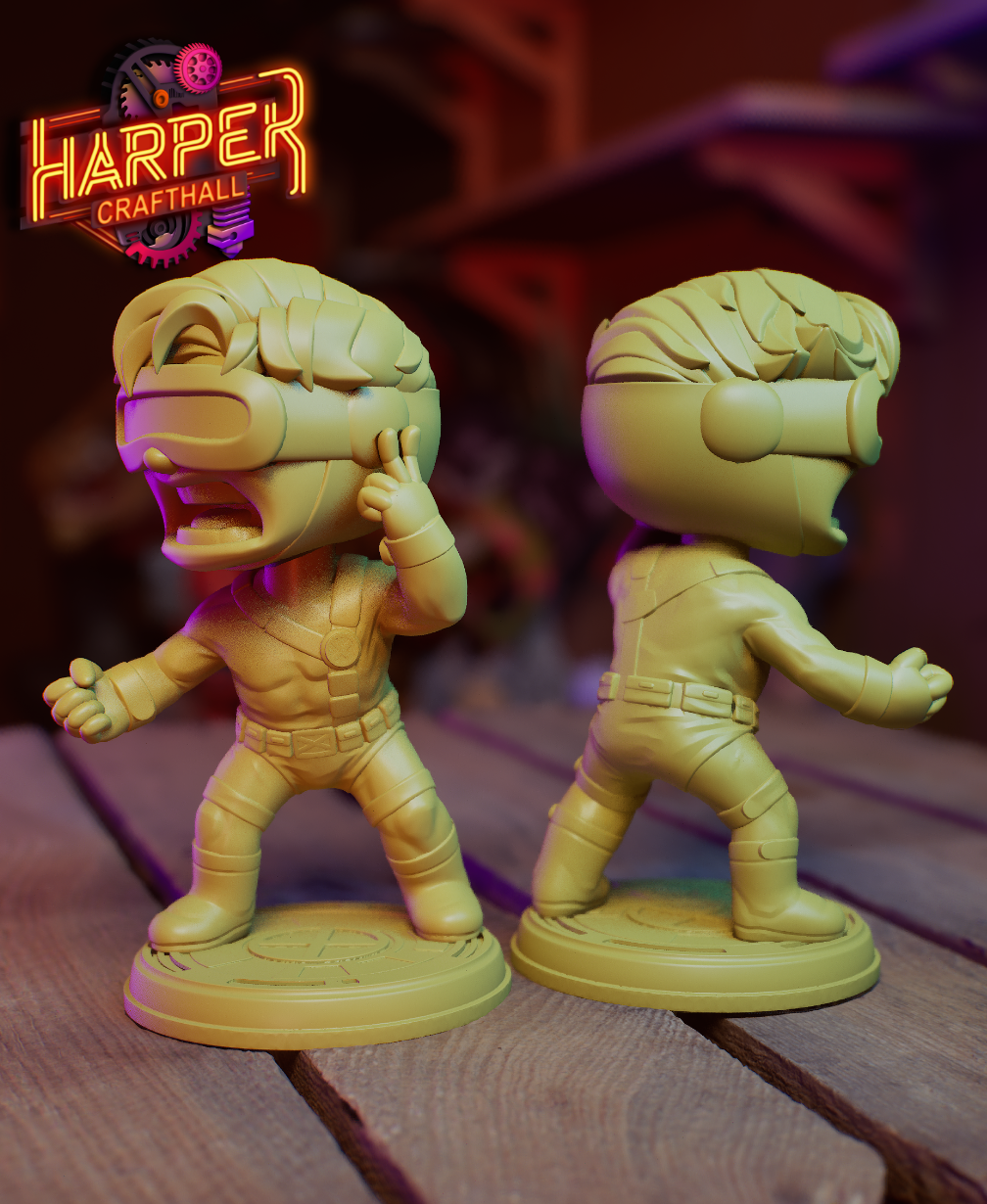 Li'l Cyclops - XMen97 Collectable Figure - 3D model by Li'l Cyclops - XMen97 Collectable Figure - 3D model by