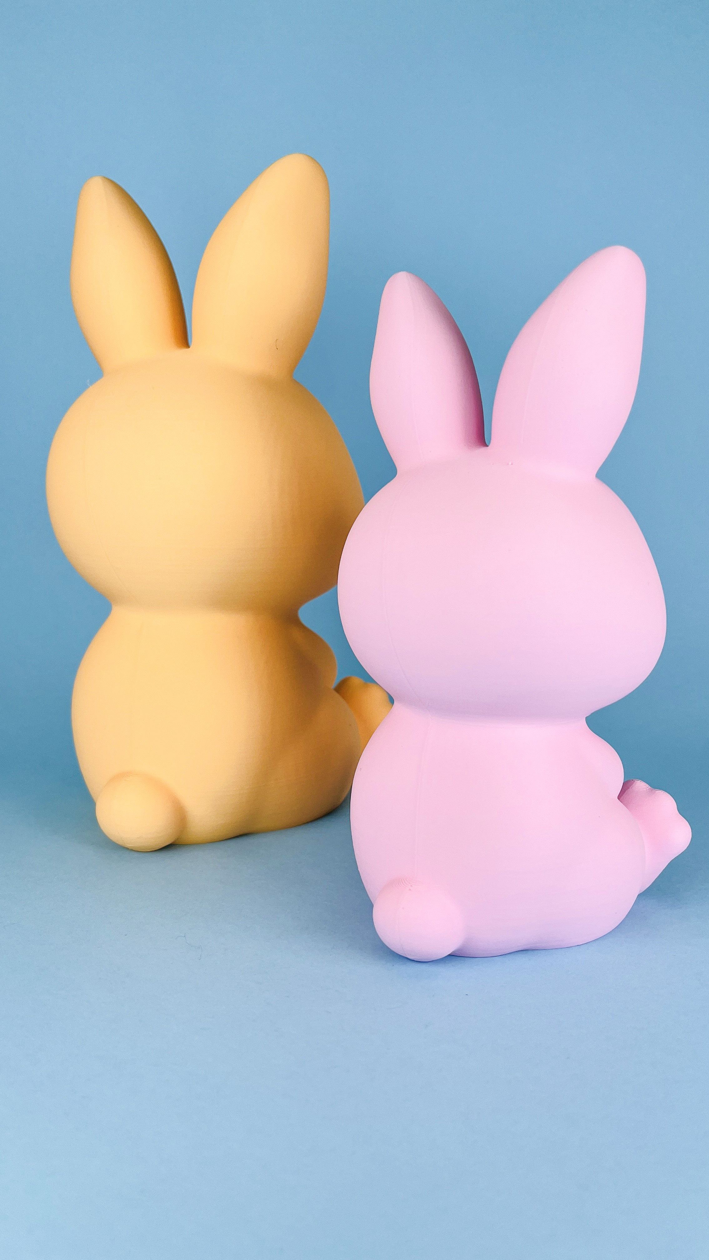 Easter Bunny with Eggs & Heart, Print-in-Parts & MultiColor, Toy 3D 3MF Model — view 8