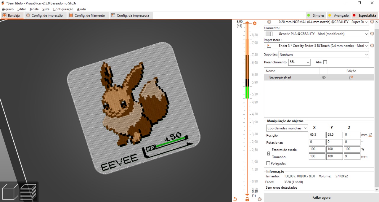 eevee pixel art