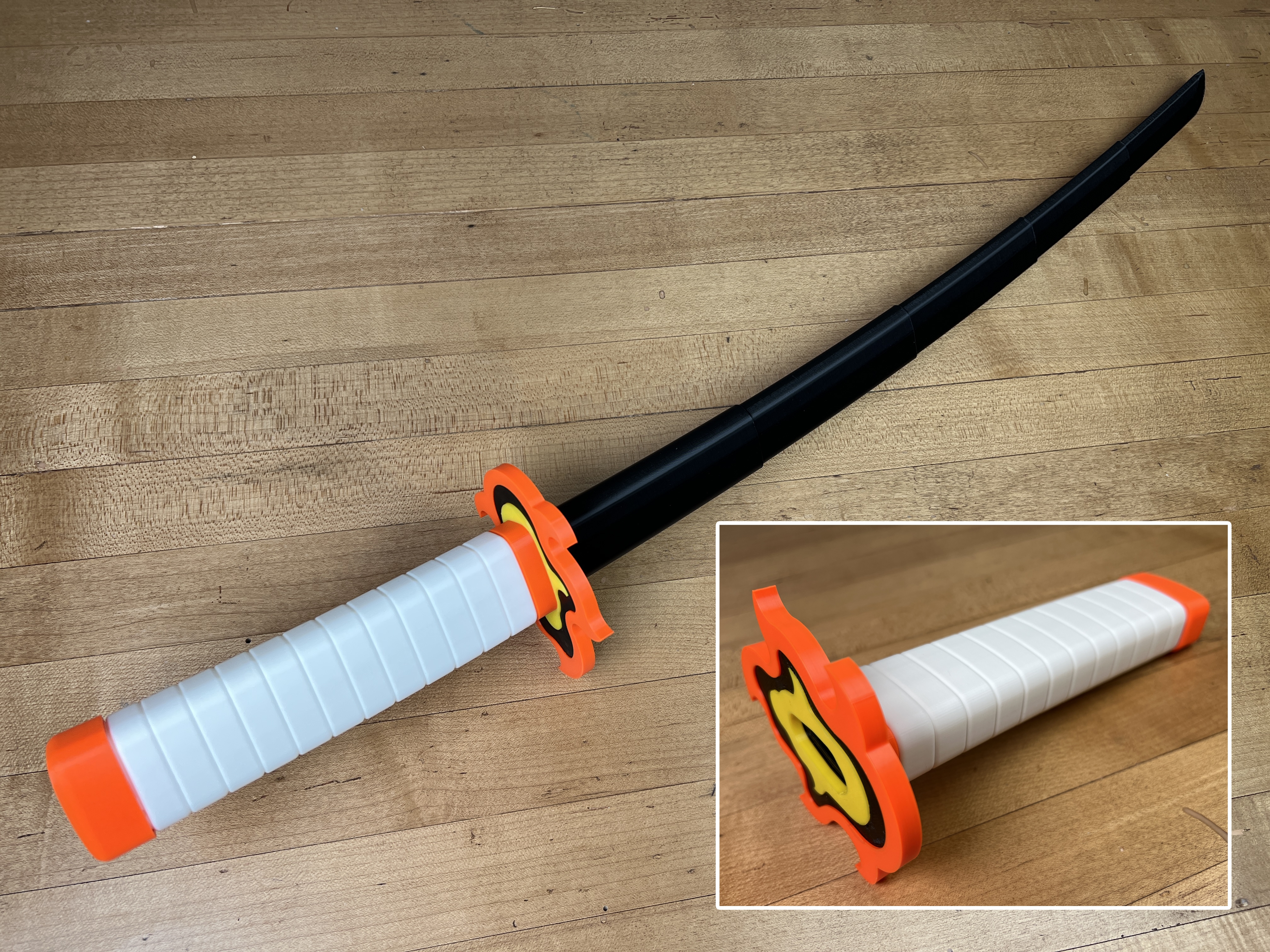 Rengoku's Collapsing Katana Multi-Part - 3D model by 3dprintingworld on  Thangs