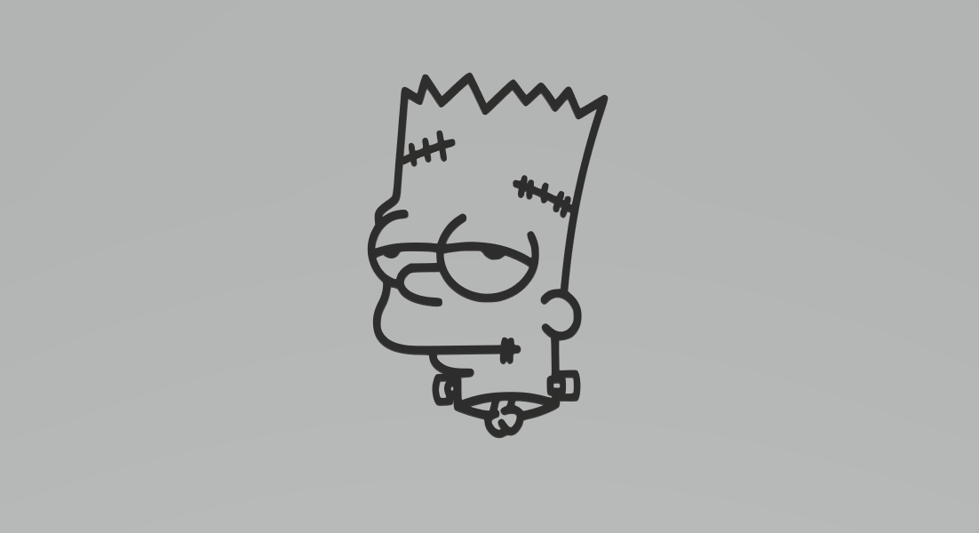 COMO DESENHAR O BART SIMPSON, How To Draw Bart Simpson