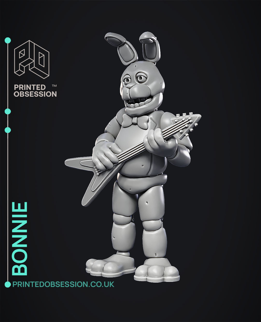 Bonnie The Bunny Plushie - Five Nights At Freddys 3D model 3D printable