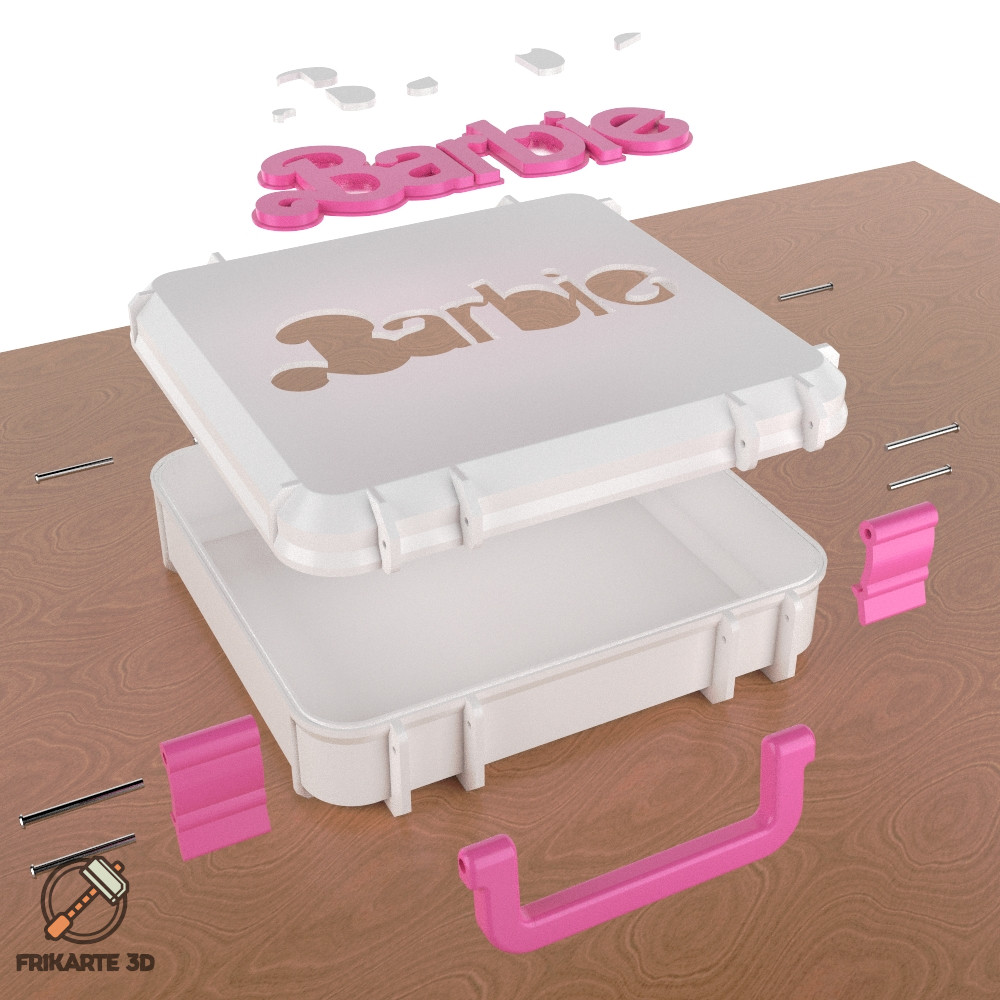STL file Barbie Diffusion Light Box 📦・3D printing model to download・Cults