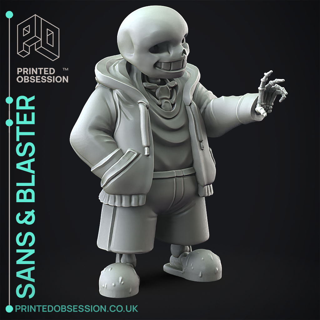 3D file Sans  Undertale. ♂️・3D printer model to download・Cults