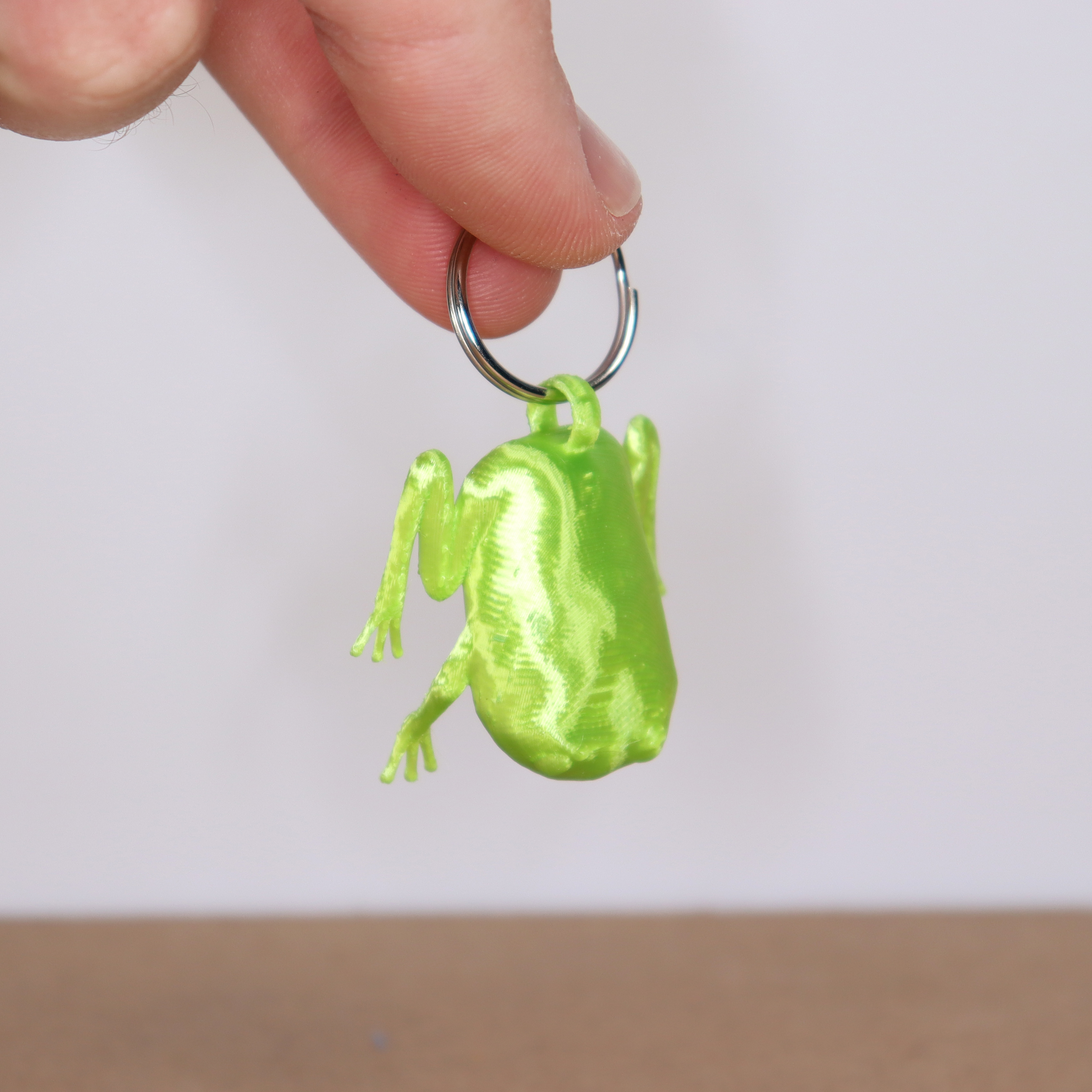 Tree Frog Keychain (Pewter) By Emily Burke