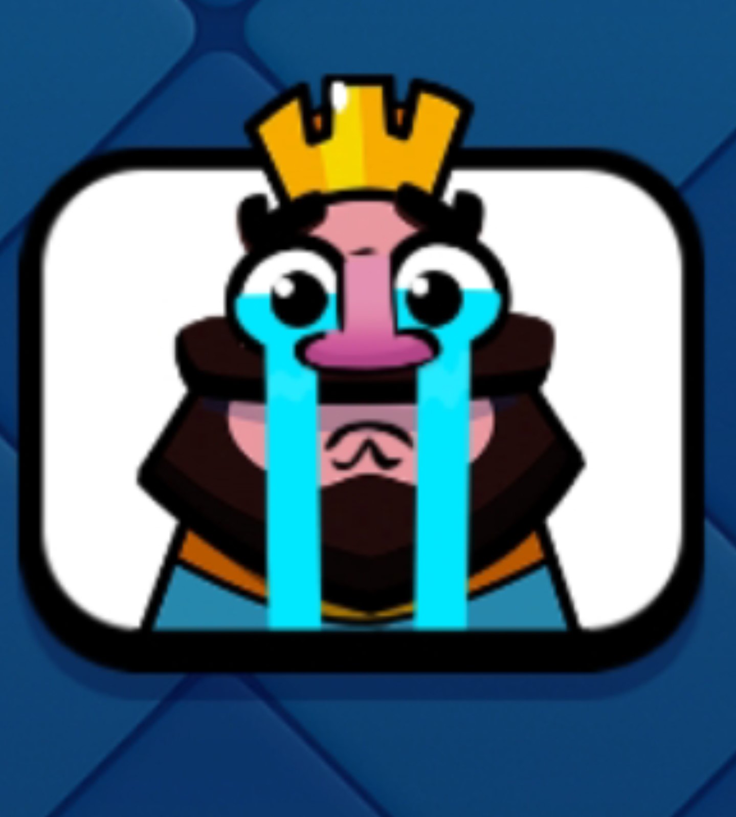 Crying King Emote from Clash Royale - 3D model by Chrismaster on Thangs