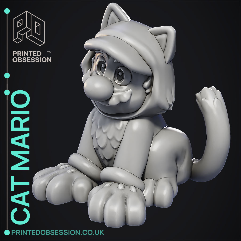 mario cat 3D Models to Print - yeggi