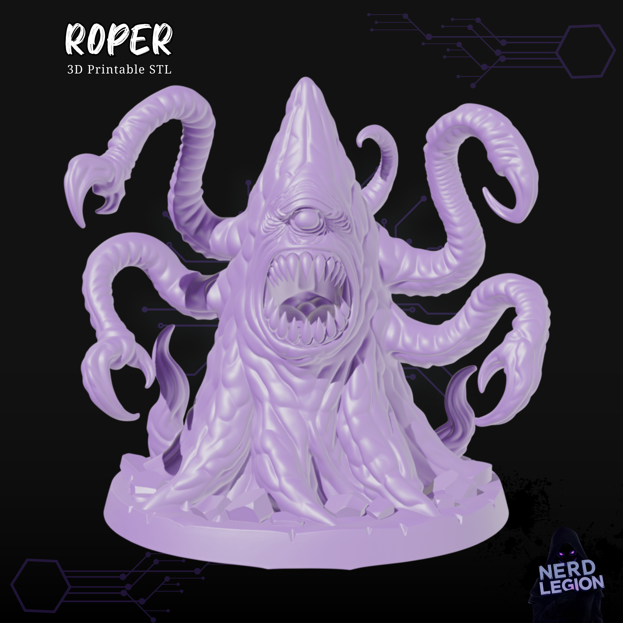 Roper - Dungeons and Dragons 3D Model STL Model — view 2