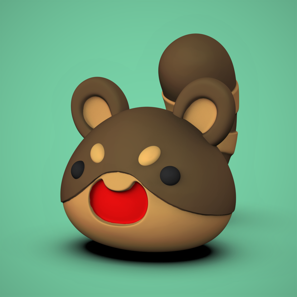 3D file Slime Rancher 2 Ringtail Slime Statue・3D printable model