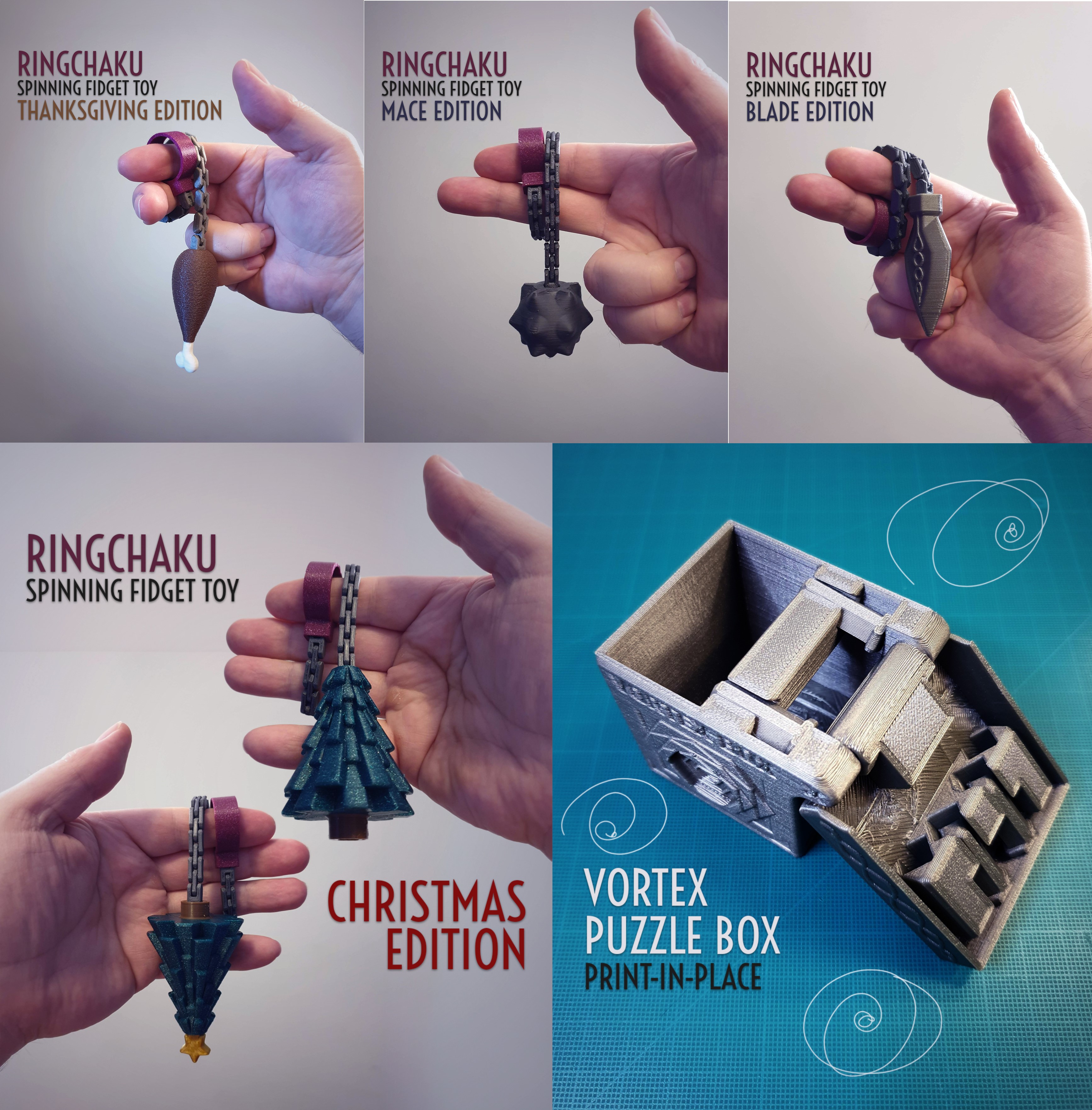 3D Printable Tiny Toy Box Packing Puzzle by Devin Montes