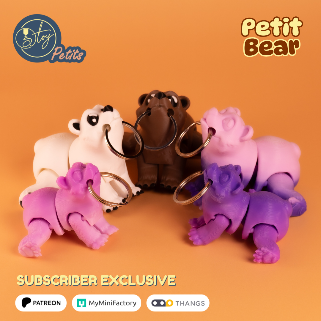 Petit Bear 3D 3MF Model — view 5