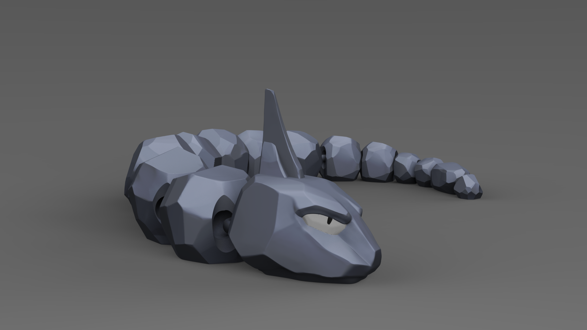 Onix Pokemon Flexible Movement 3D Print 