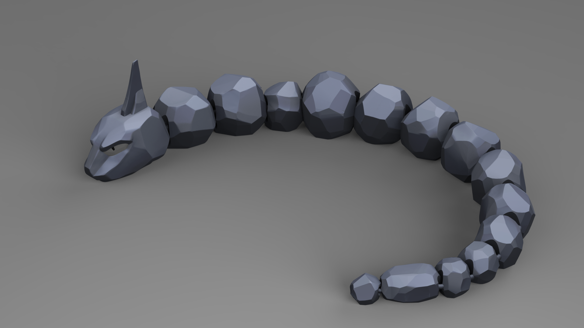 onix pokemon 3D model 3D printable