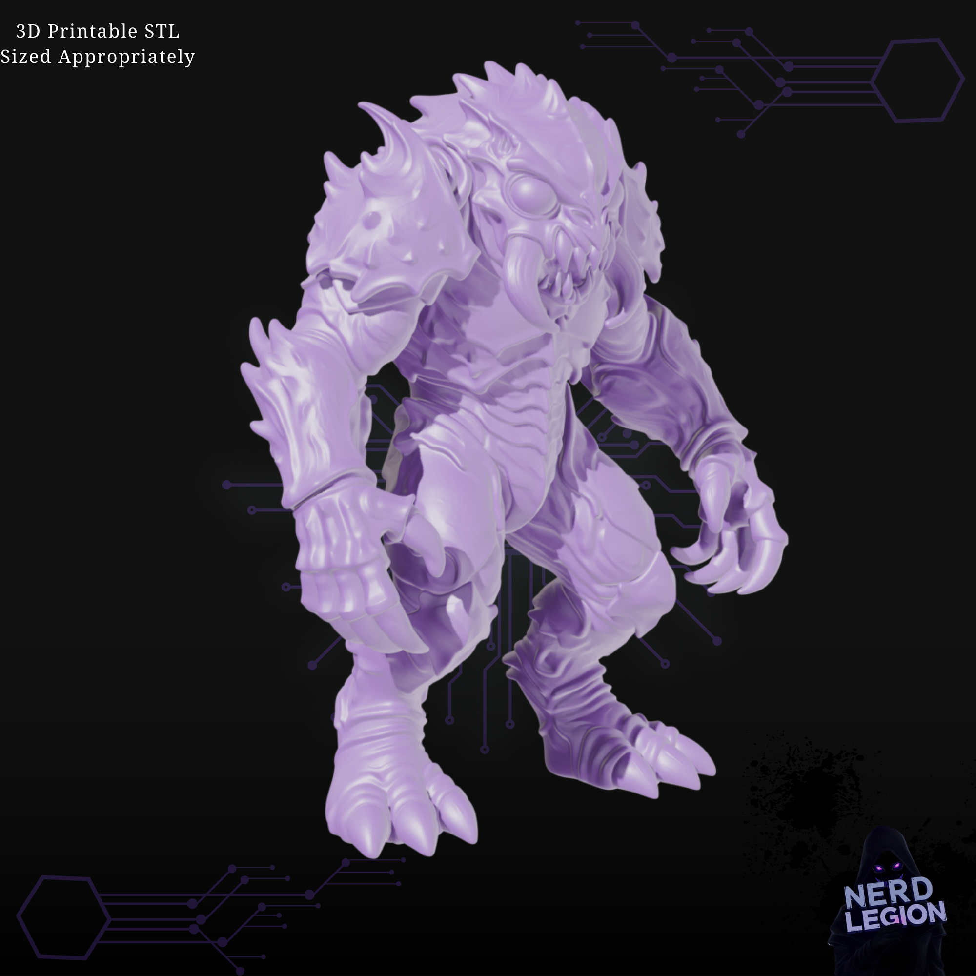 Umber Hulk - Dungeons and Dragons 3D Model STL Model — view 3