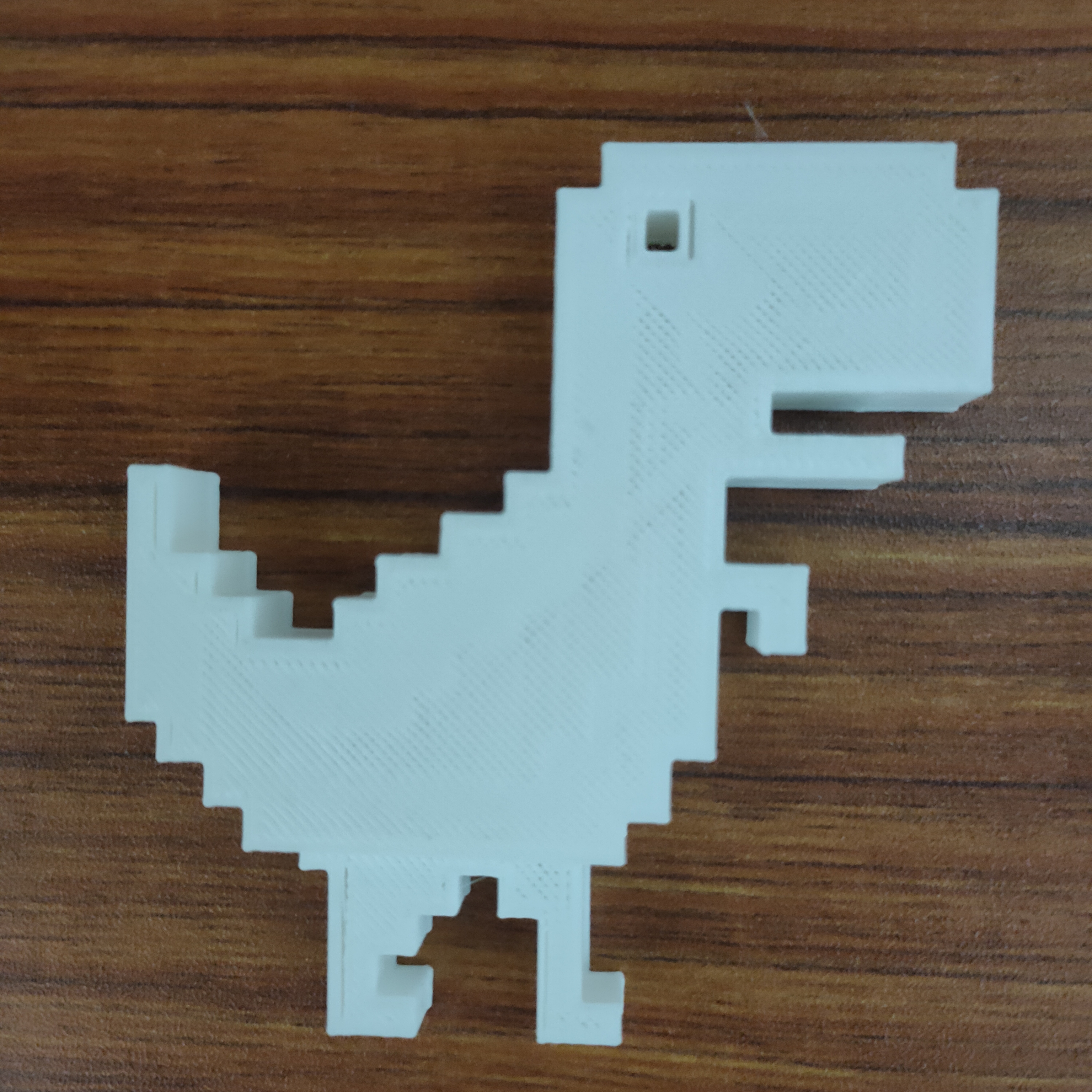 3D Printer Love - 3D Printed Jumping T. Rex Dino Chrome [credits:  Addiscamillo] via /r/3Dprinting