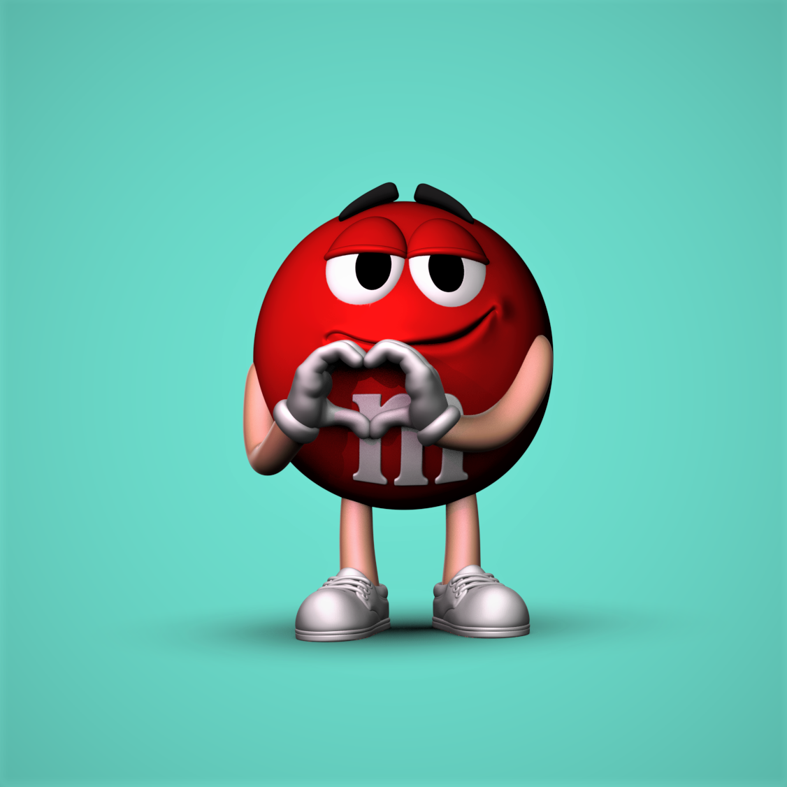 Blue M&M Mascot - 3D model by ChelsCCT (ChelseyCreatesThings) on