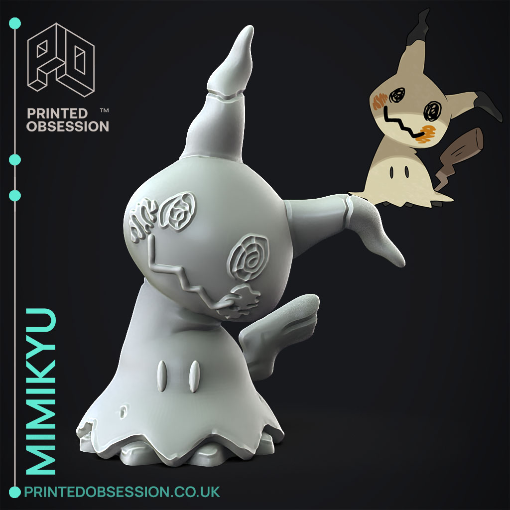 ArtStation - Mimikyu 3d sculpture fan art