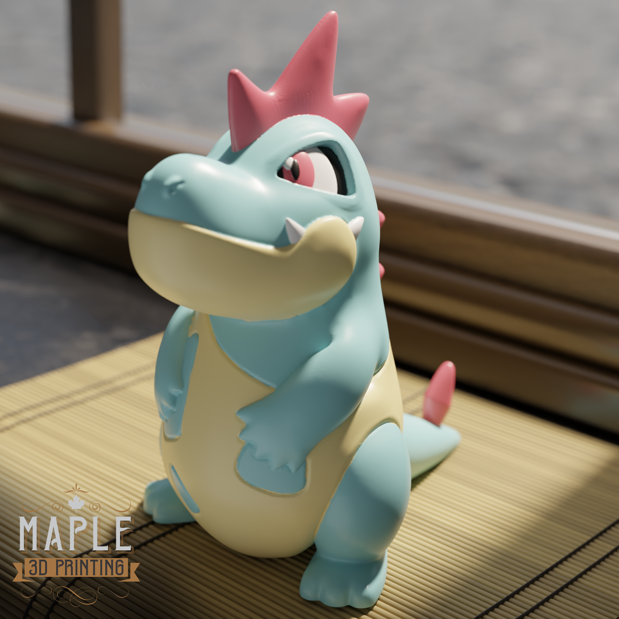 Croconaw - Basic & Ornamental 3D STL Model — view 2