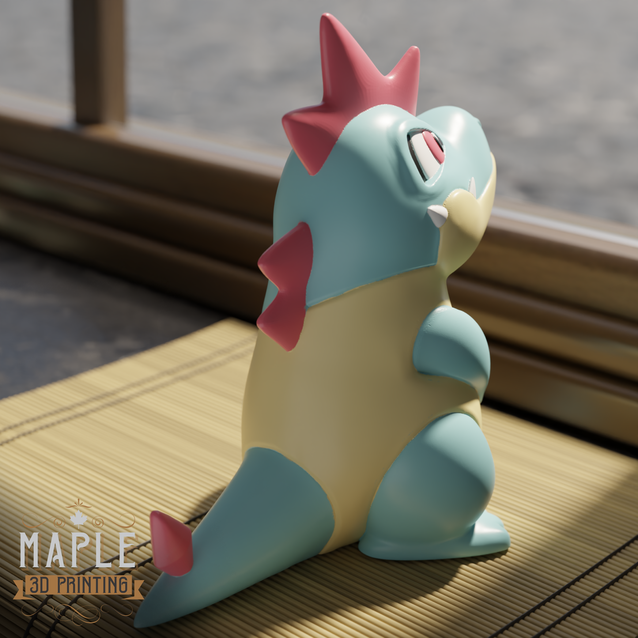 Croconaw - Basic & Ornamental 3D STL Model — view 3