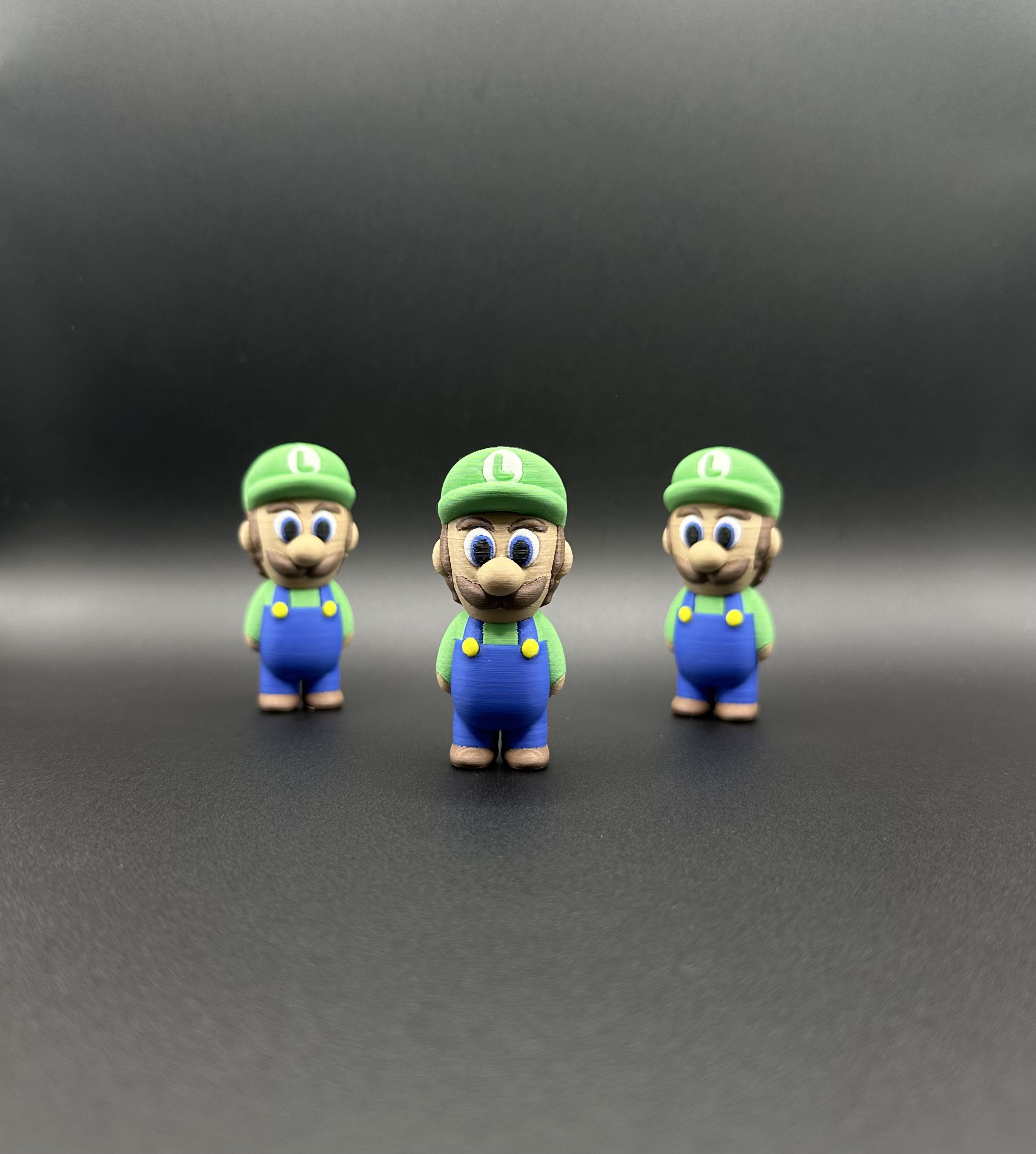Chibi Luigi 3D STL Model — view 2