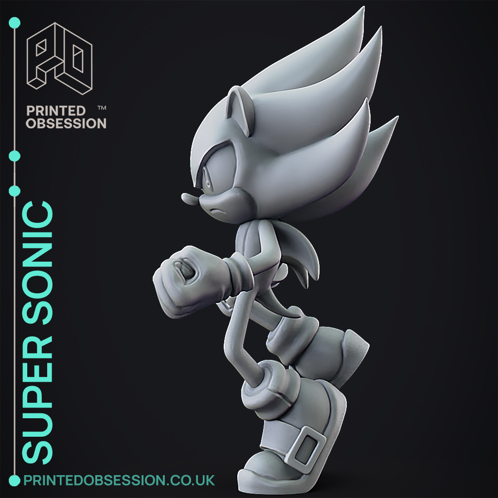 Super Sonic - The Power to Save the World 3D model 3D printable