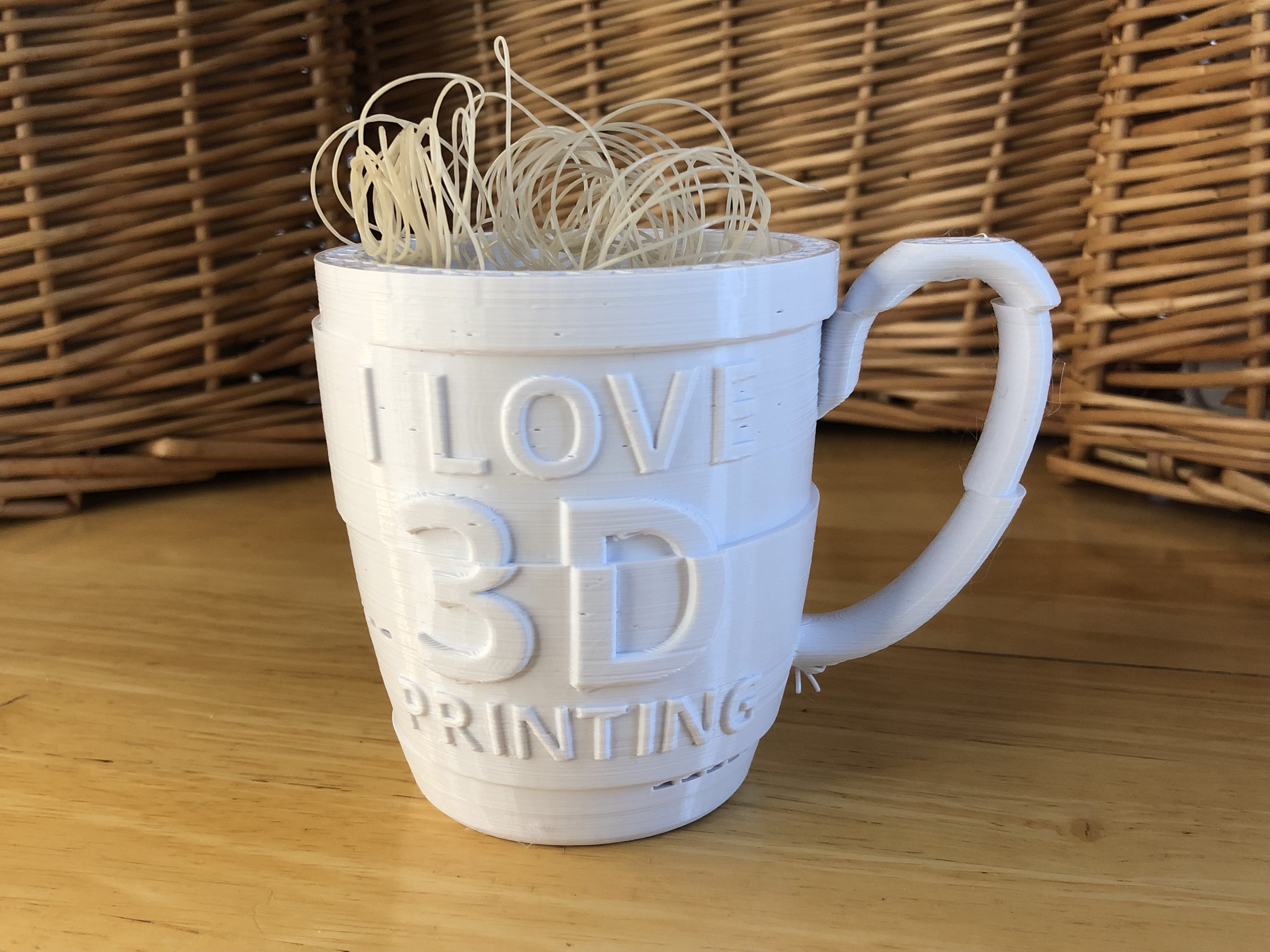 3D Printed Square coffee cup by David_LG