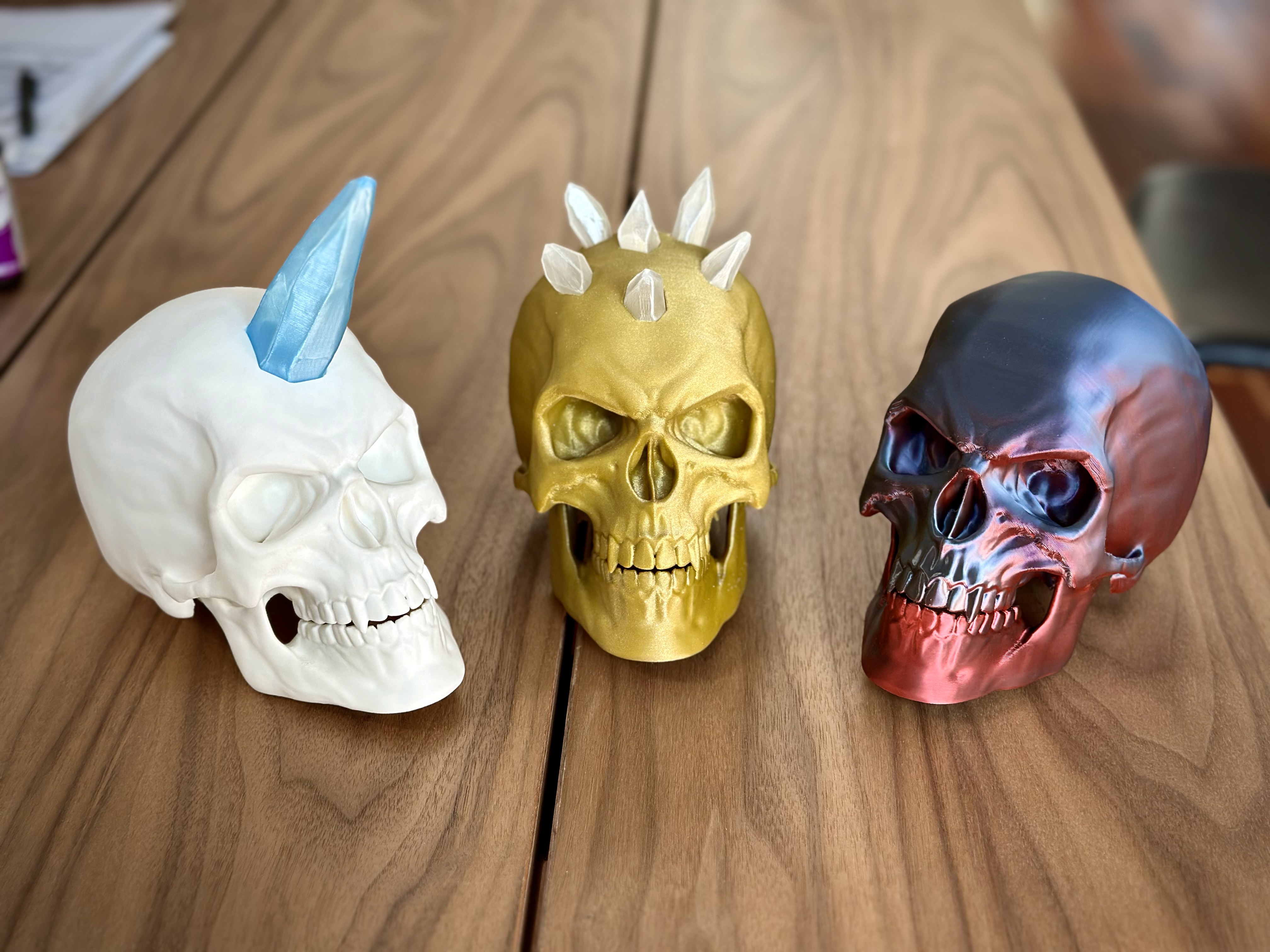 SKULL TOYS ドックンロール２号　畜光 Terminator Genisys Half Scale Endo Skull New Loot Crate