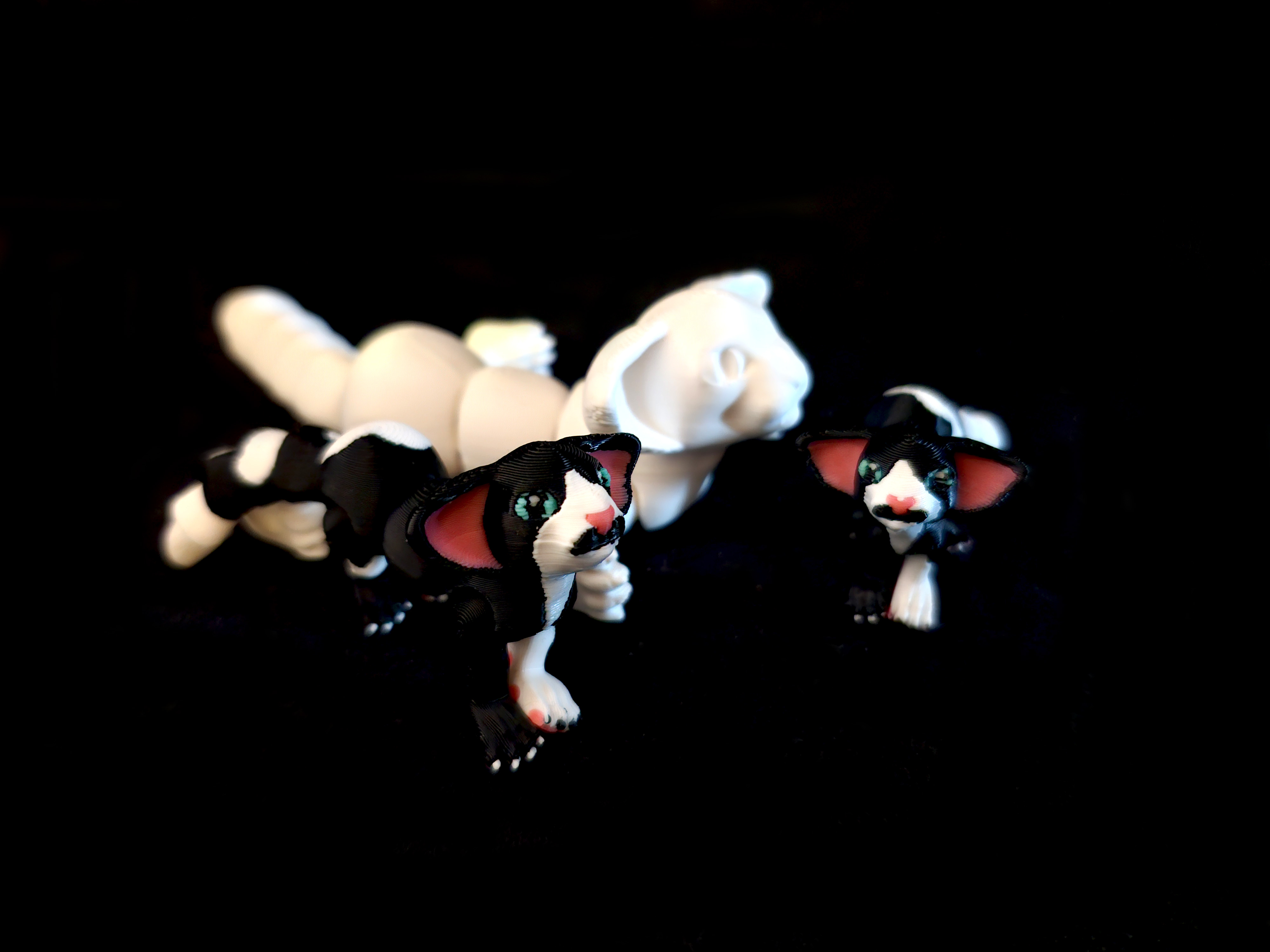 Mini Oriental Shorthair Cat *Personal Use* 3D STL Model — view 6
