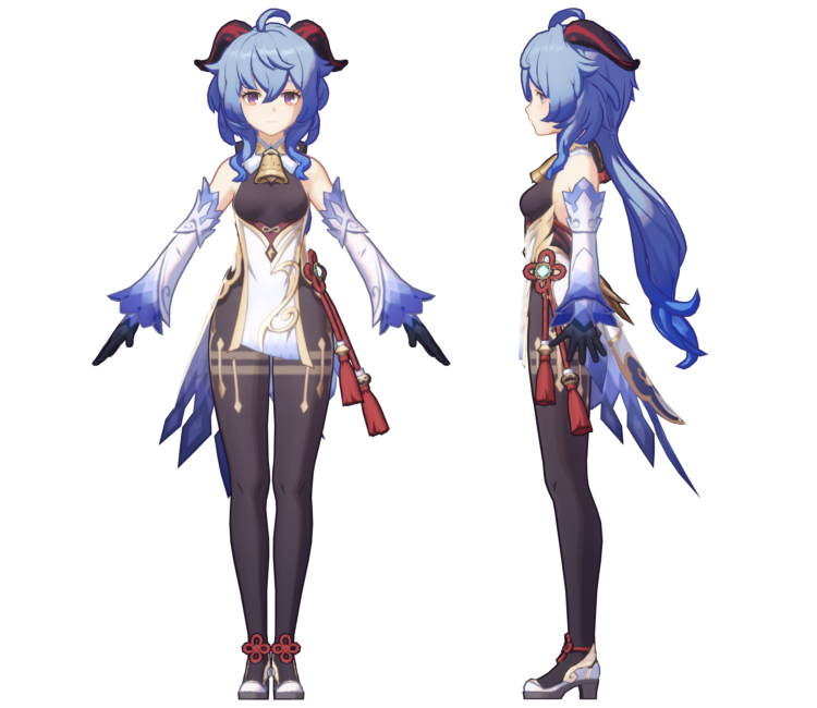 Genshin Impact Ganyu 3D STL Model