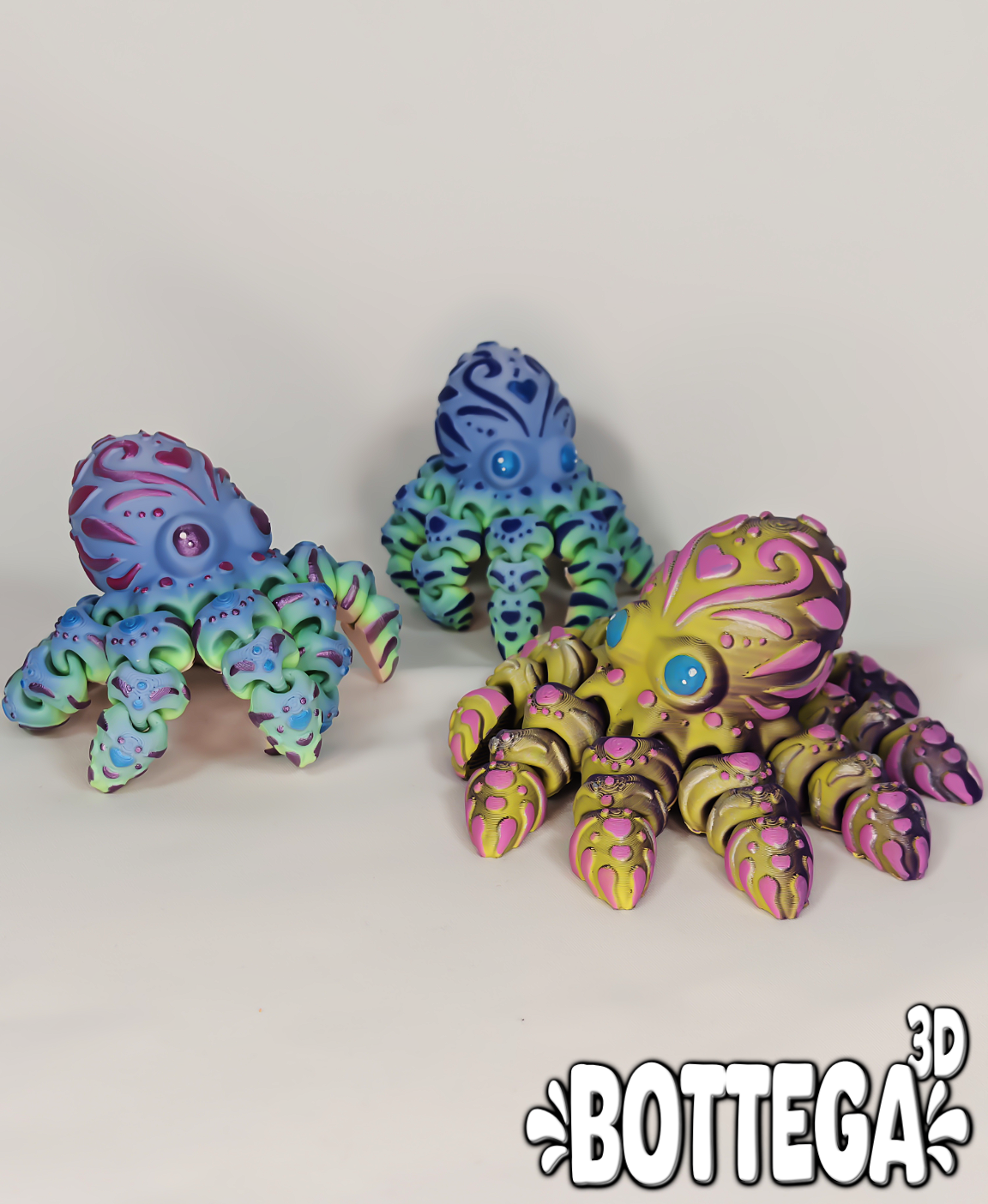 SPIRIT OCTOPUS FREE 3D STL Model — view 2