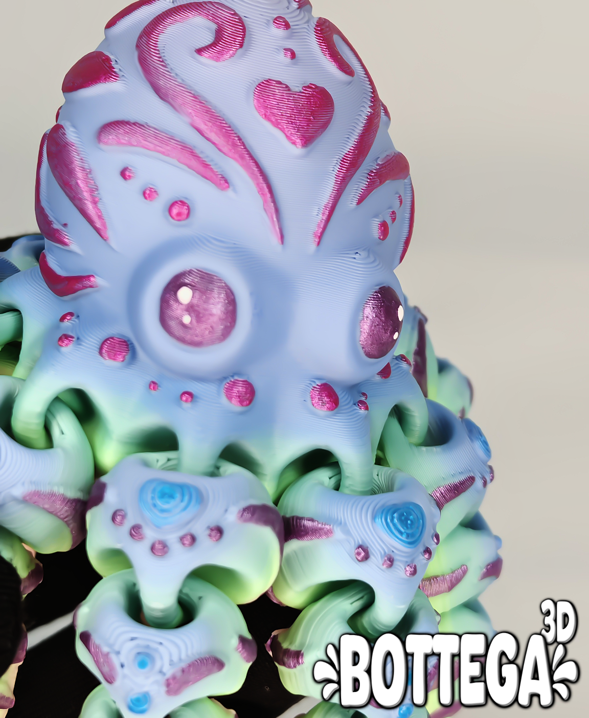 SPIRIT OCTOPUS FREE 3D STL Model — view 5