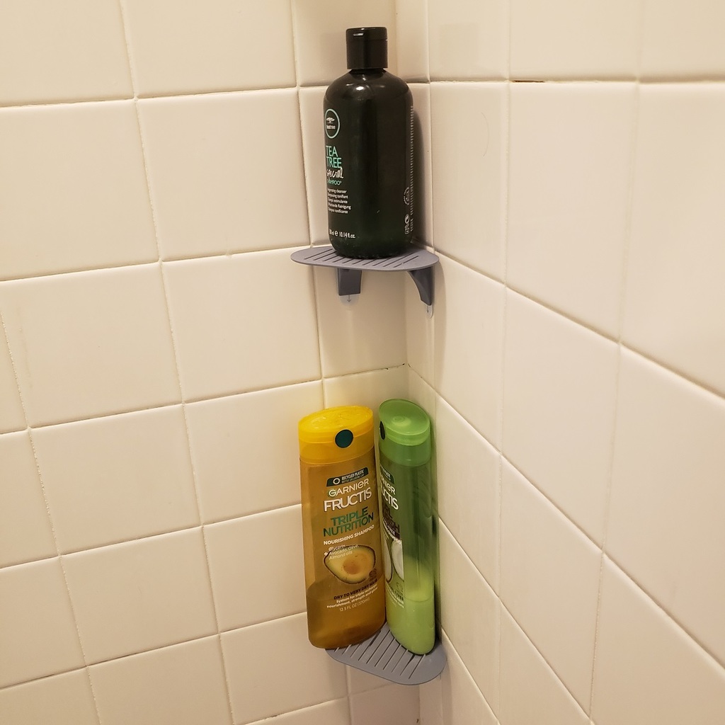 Bathroom/shower shelves - command strip mounted - 3D model by Zs Labs on  Thangs