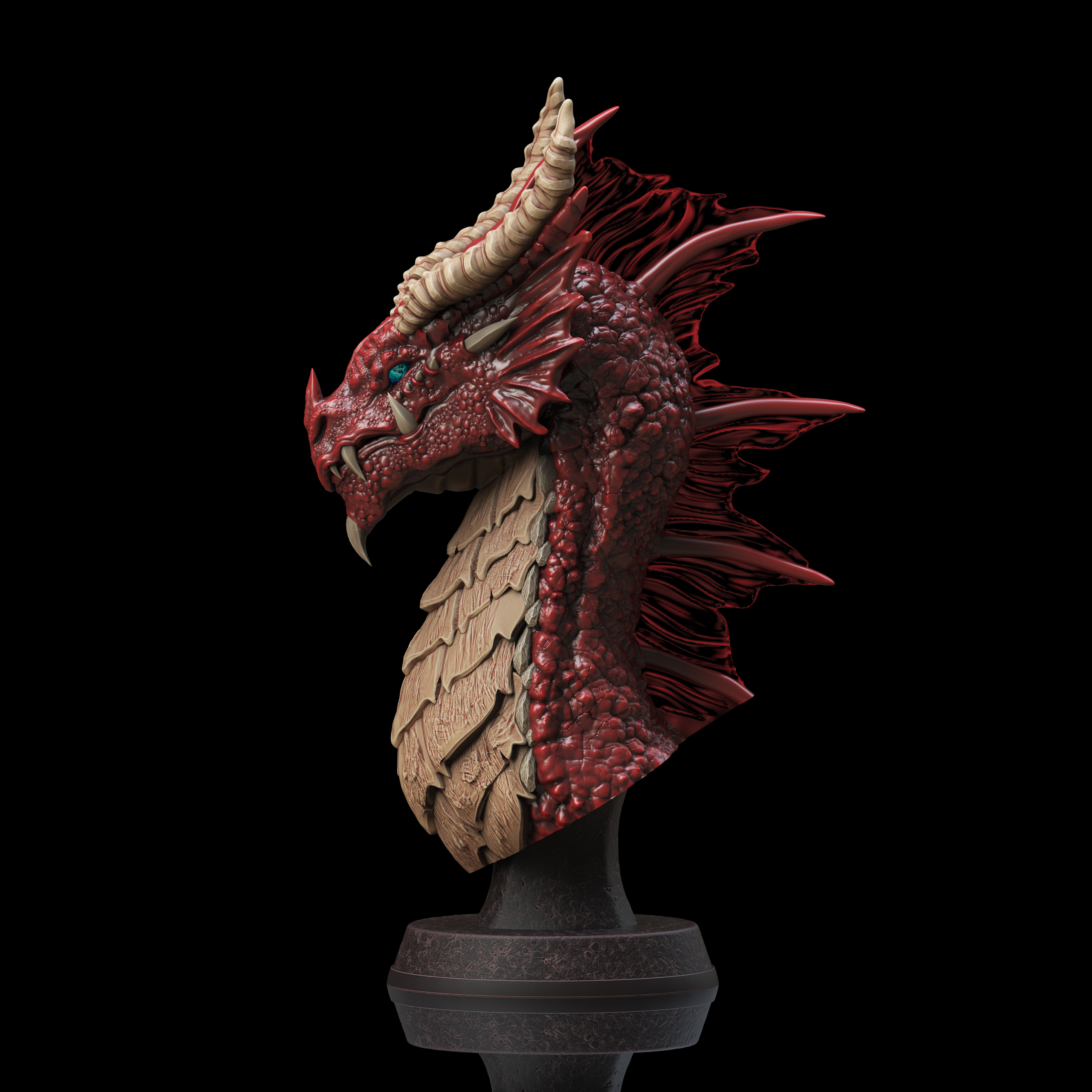 Floral Dragon (Pre-Supported) - 3D model by FotisMint on Thangs