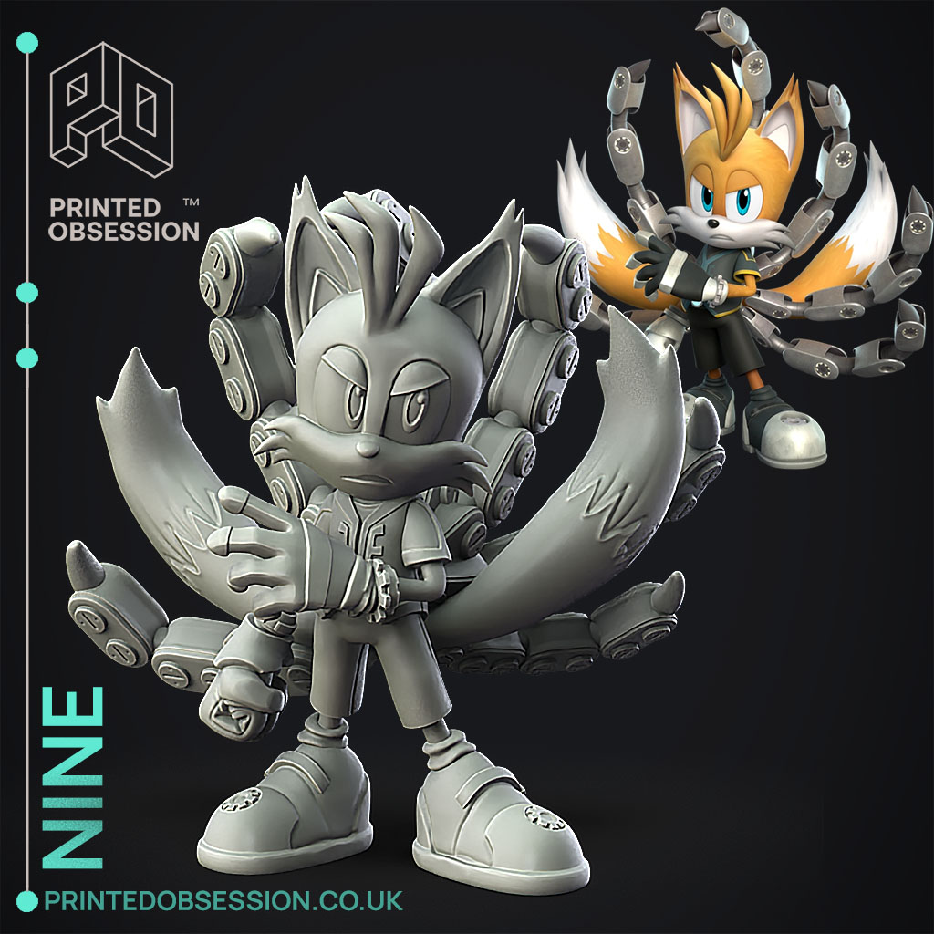 Nine Tails Sonic Prime Artprint 