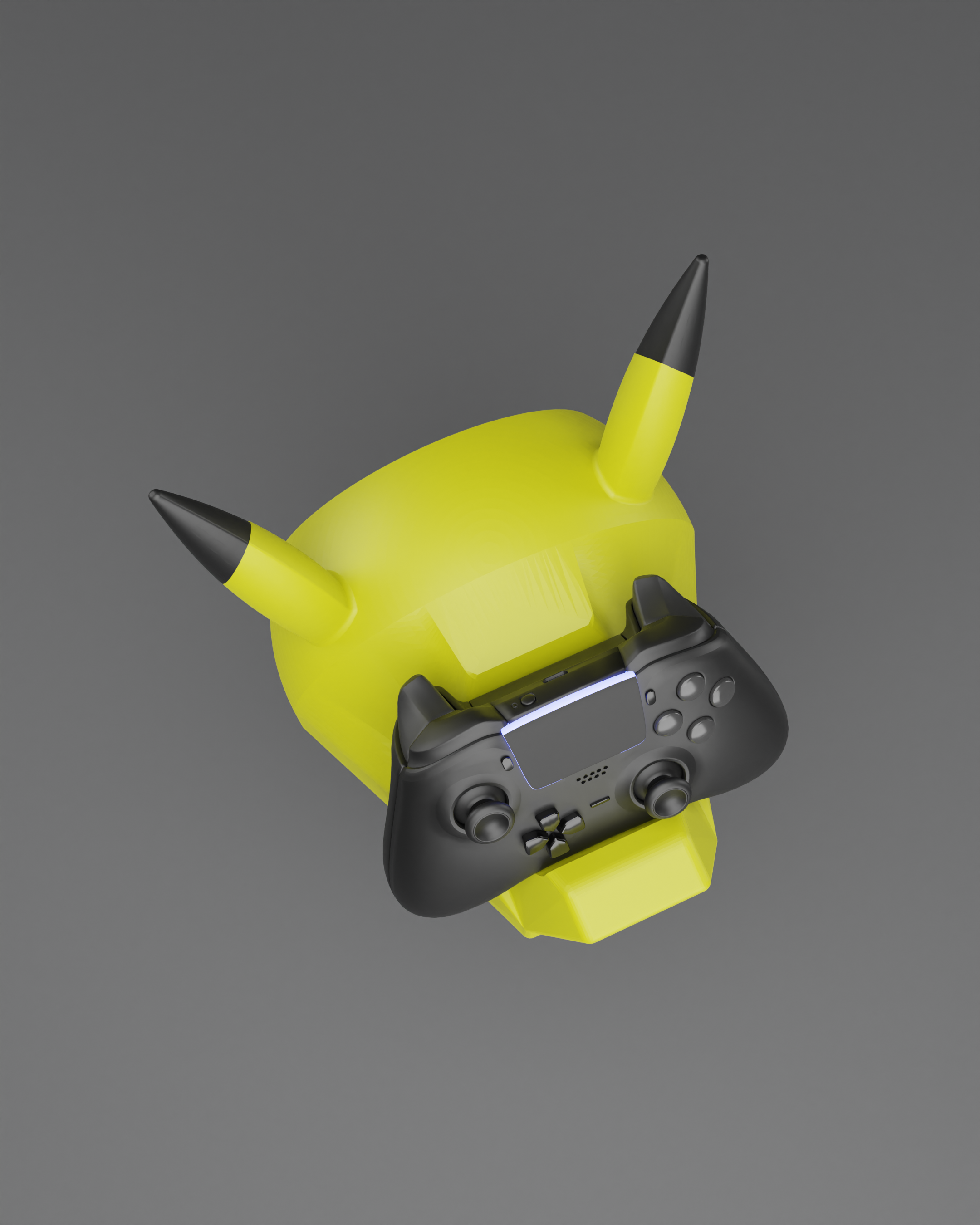Pikachu Themed Controller Holder Free Standing - Fan Art - 3D model by  linksprintables on Thangs