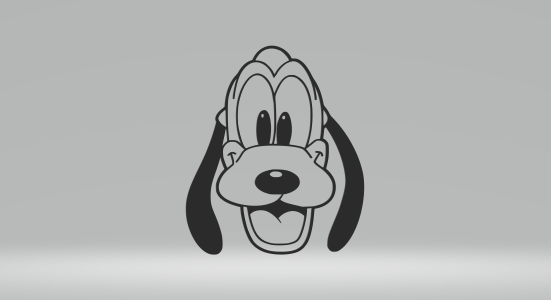 disney pluto face