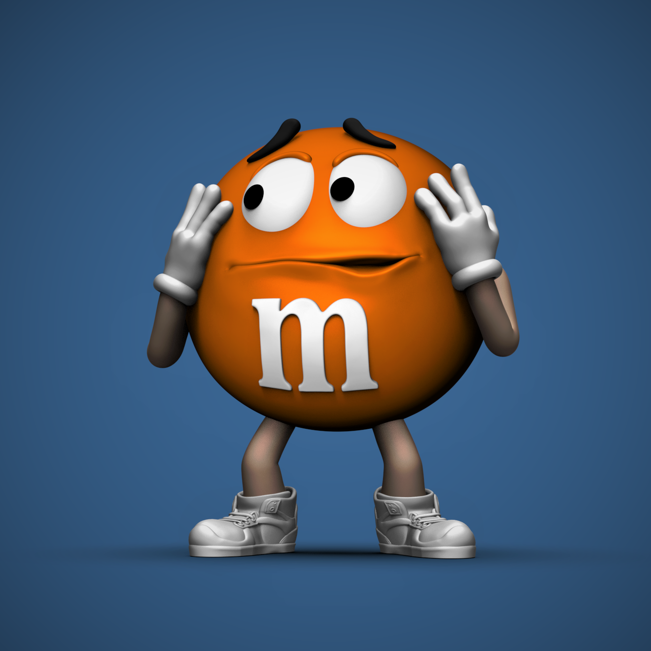 Blue M&M Mascot - 3D model by ChelsCCT (ChelseyCreatesThings) on