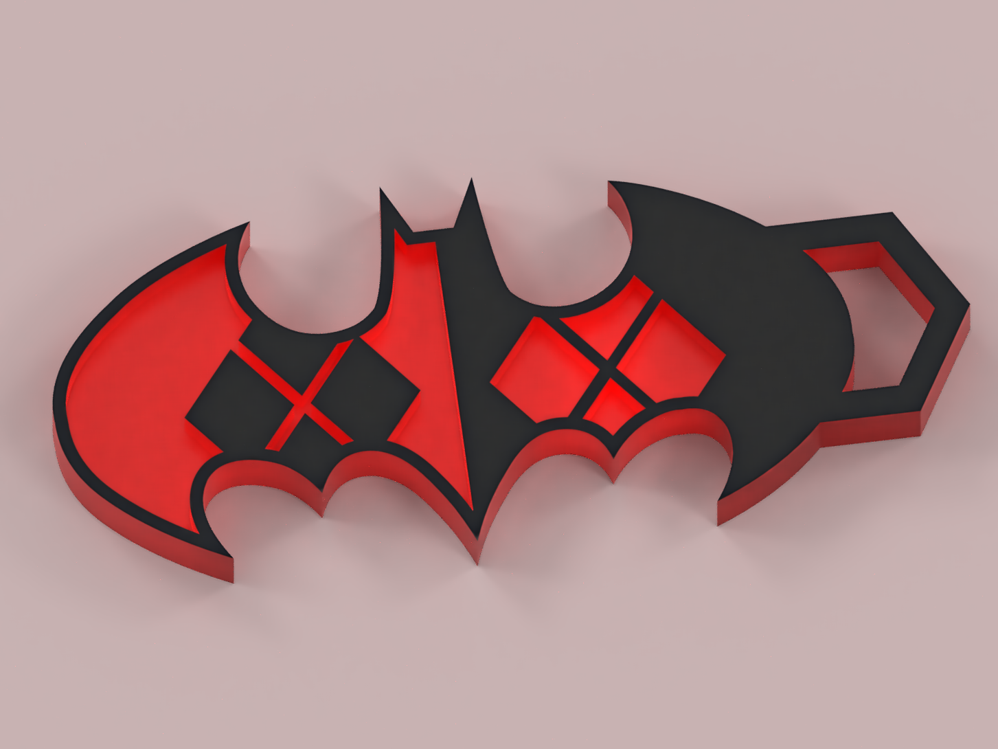 Portachiavi 3D Batman Logo