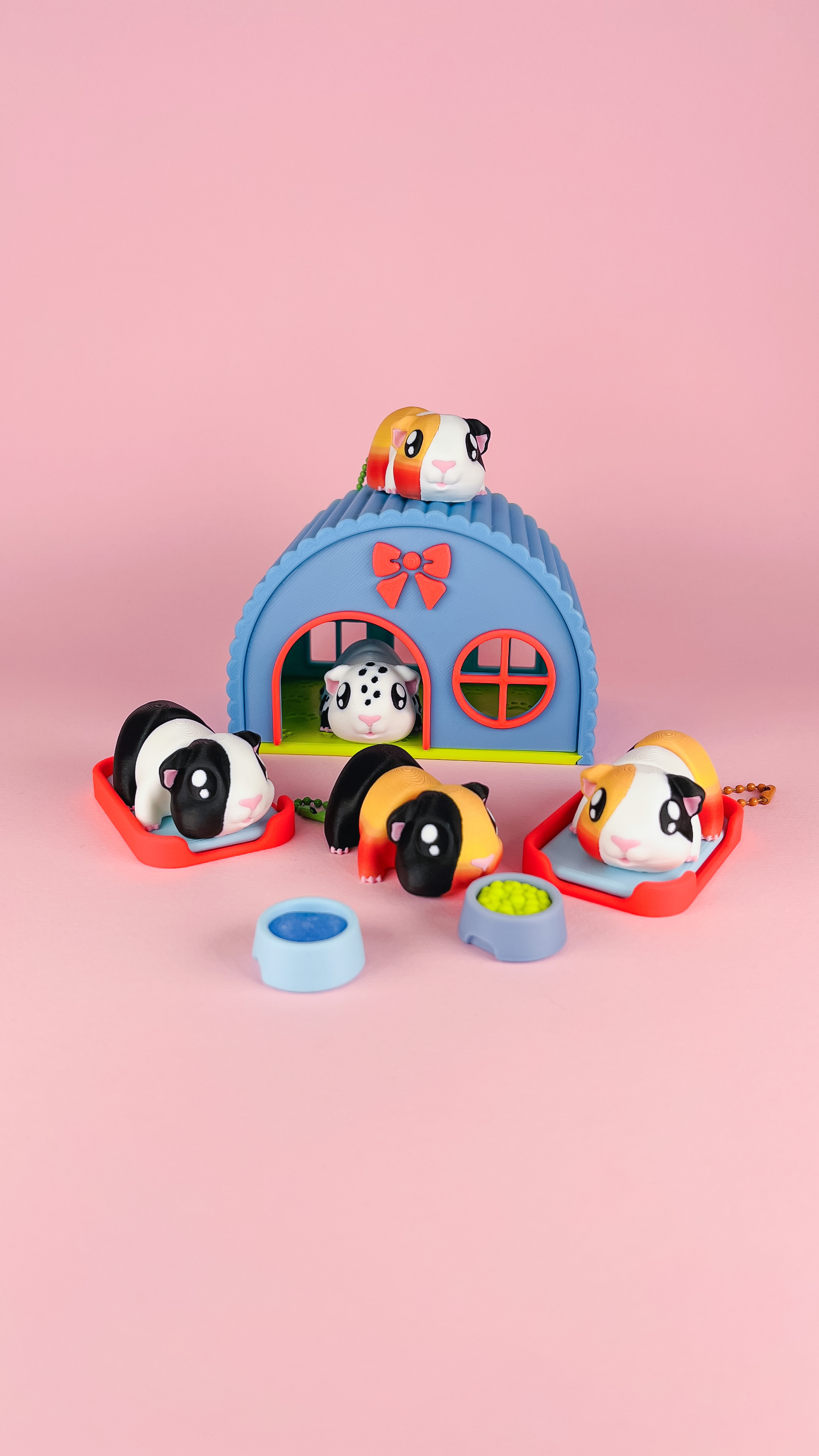 Diorama for Cute Flexi Animals, Cute Guinea Pig Edition 3D 3MF Model — view 4