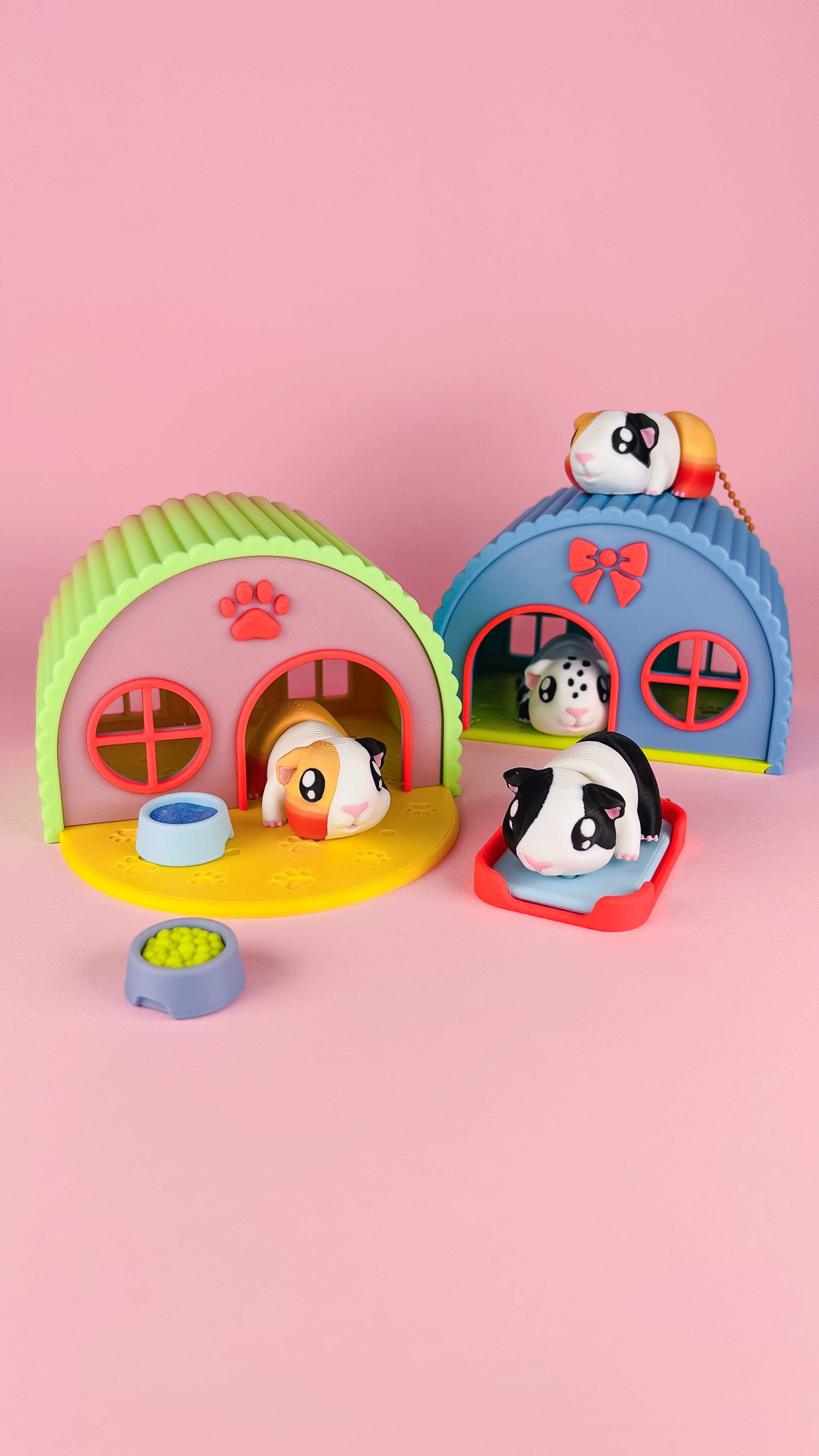 Diorama for Cute Flexi Animals, Cute Guinea Pig Edition 3D 3MF Model — view 6